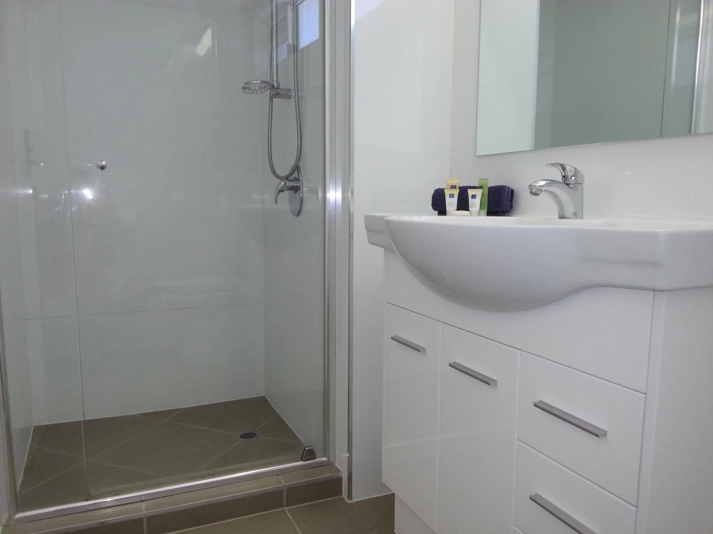 Shower in Bali Hai Apartments Noosa