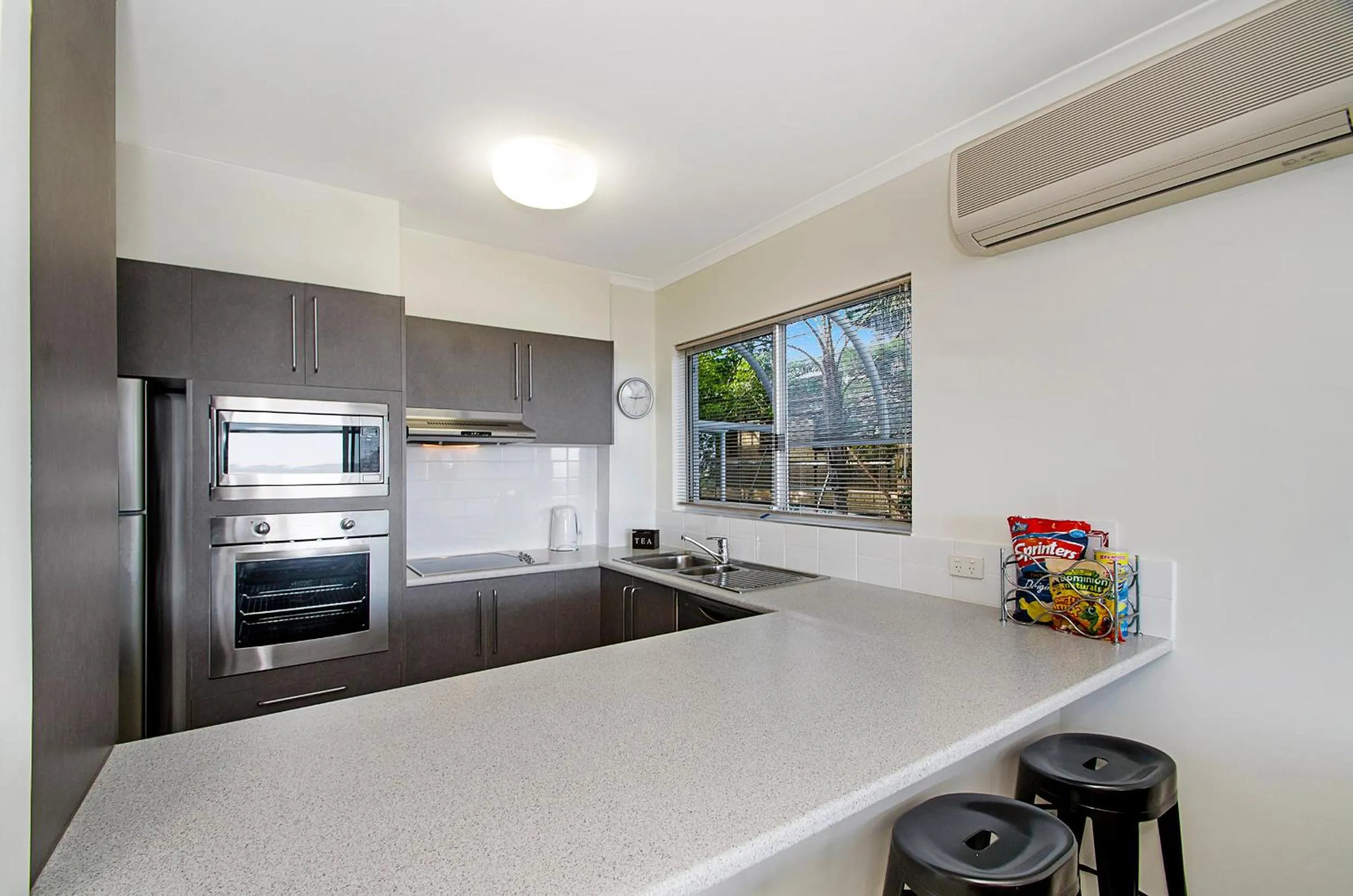 Kitchen or kitchenette in Bali Hai Apartments Noosa