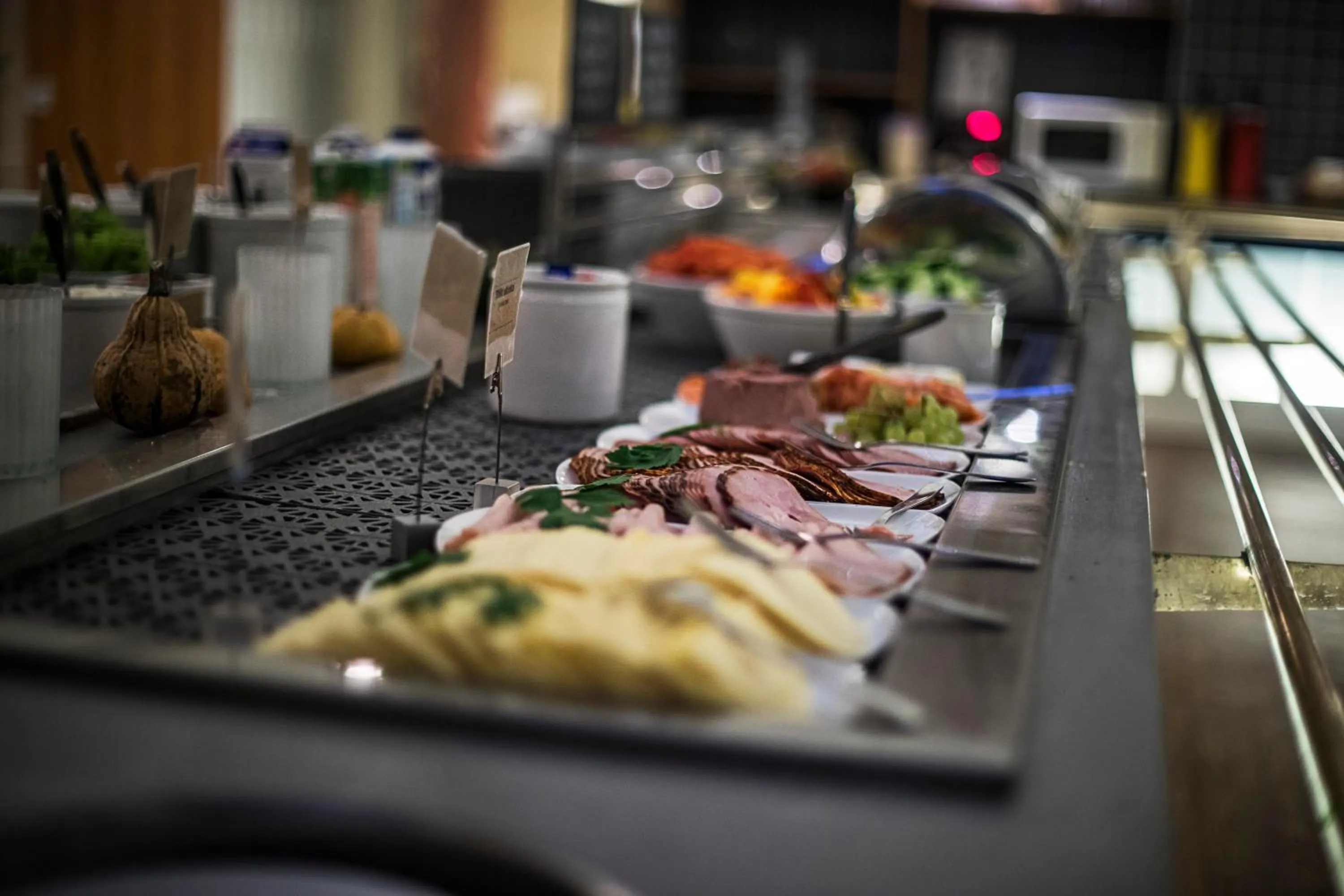 Continental breakfast in First Hotel Royal