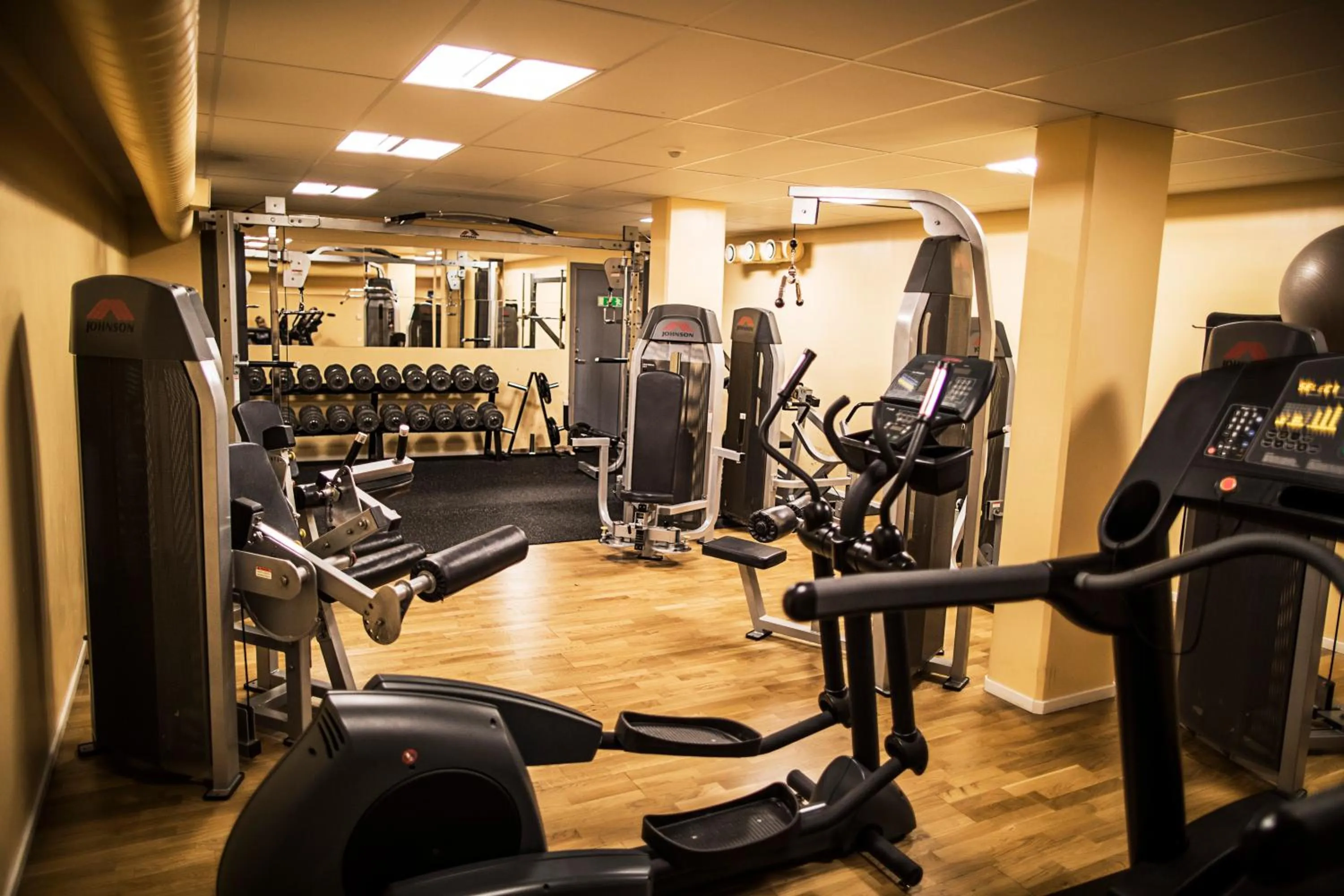 Fitness centre/facilities in First Hotel Royal