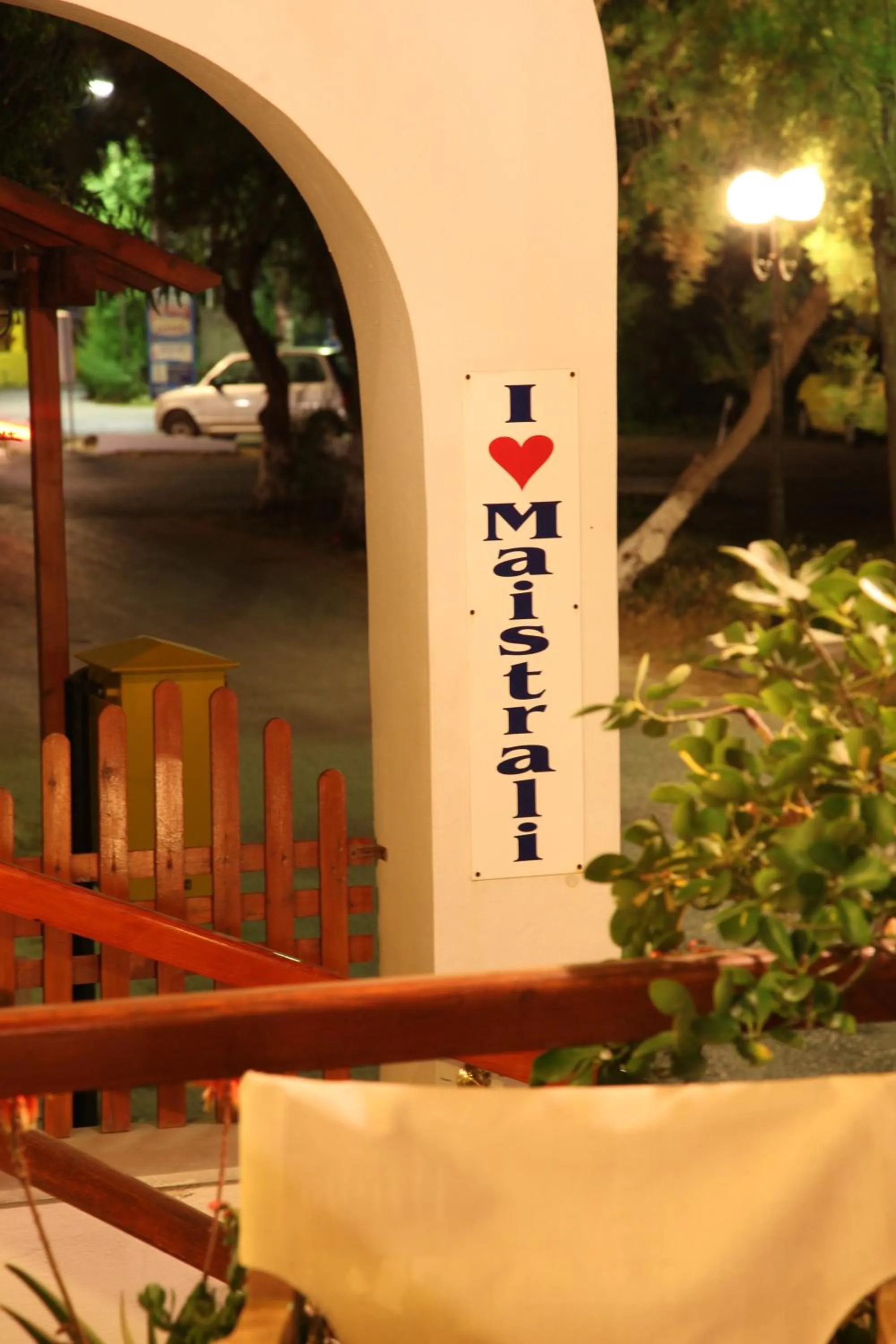 Decorative detail in Maistrali