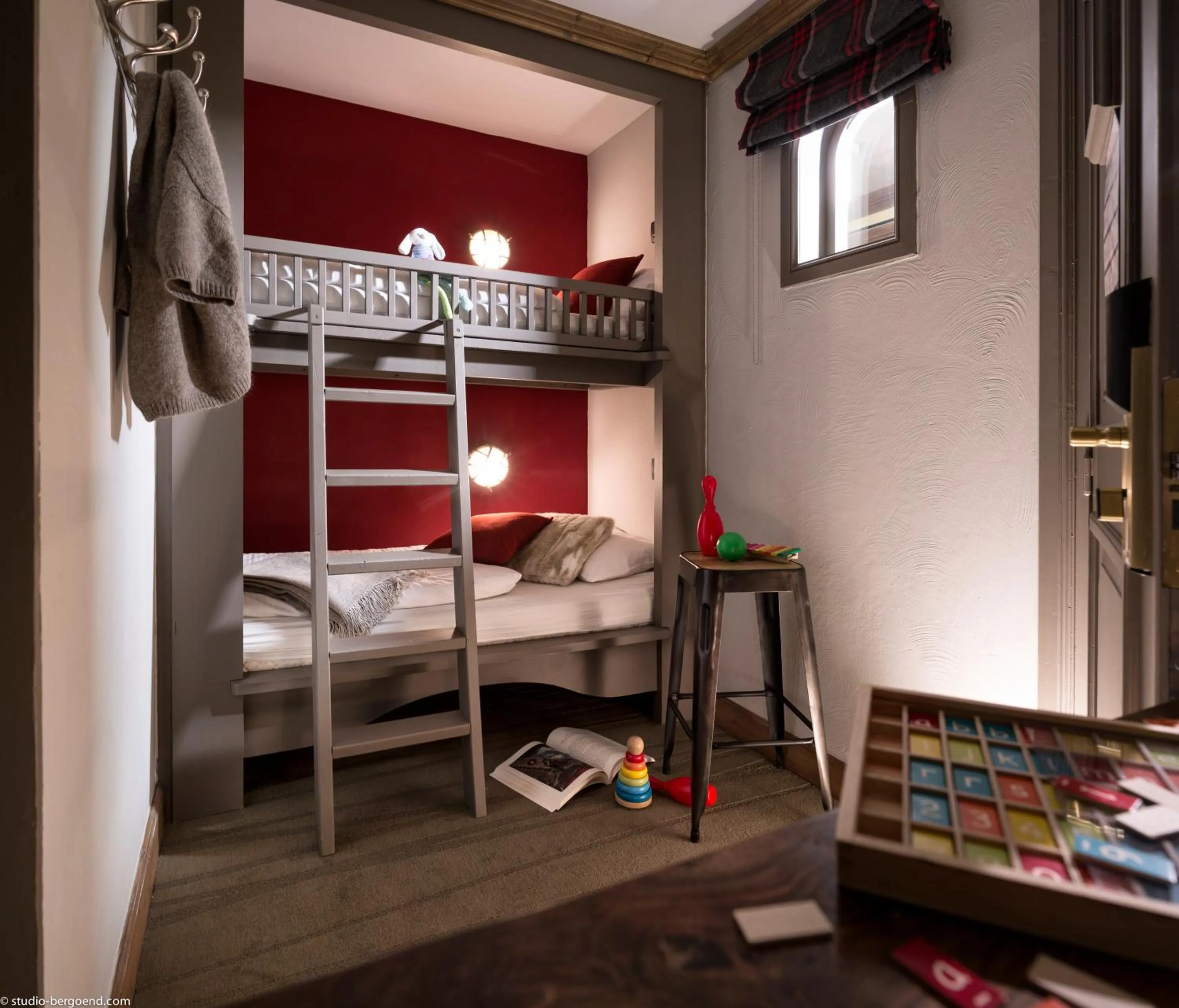 Bedroom, Bed in Hôtel Village Montana by Les Etincelles