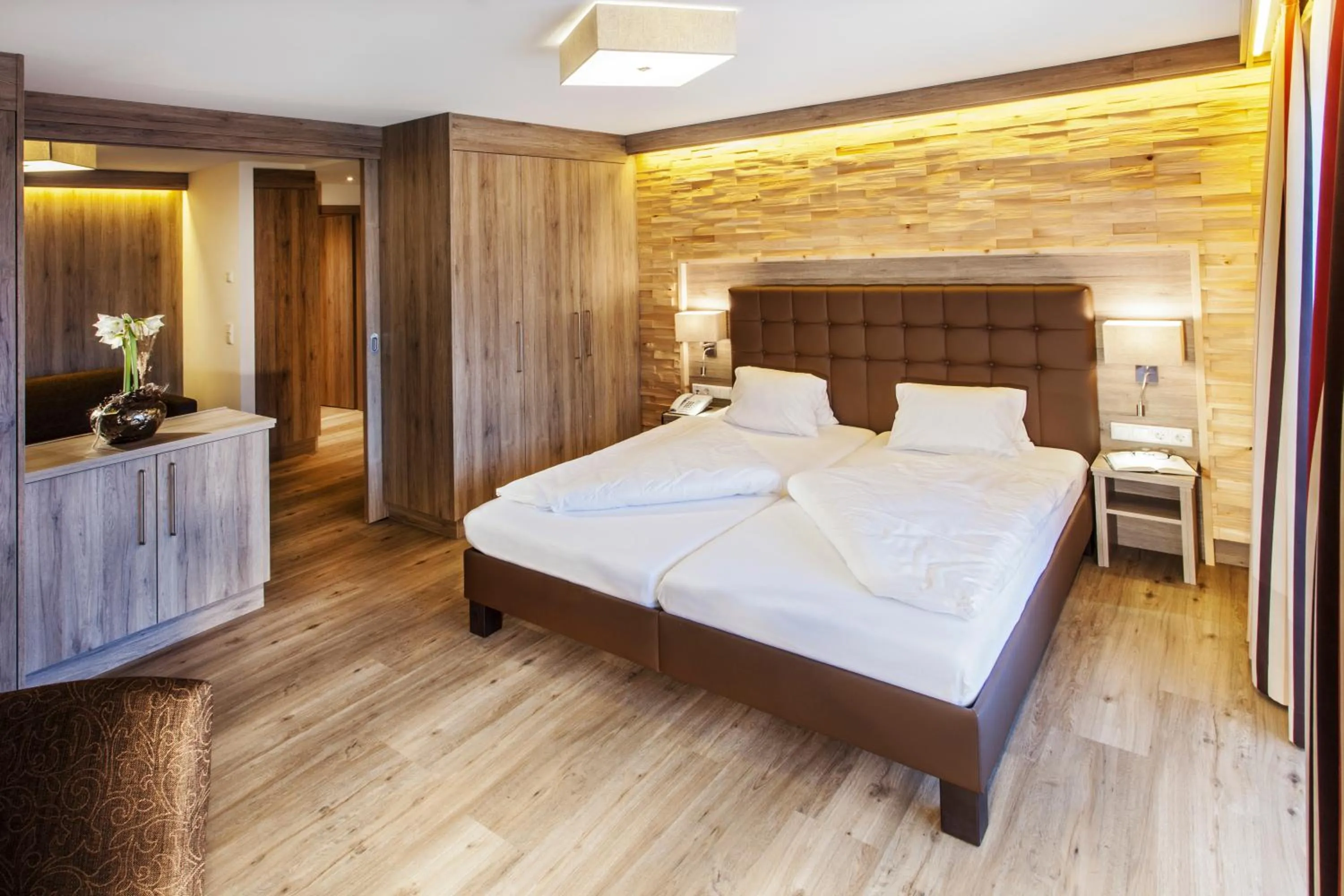 Bedroom, Bed in Hotel am Reiterkogel