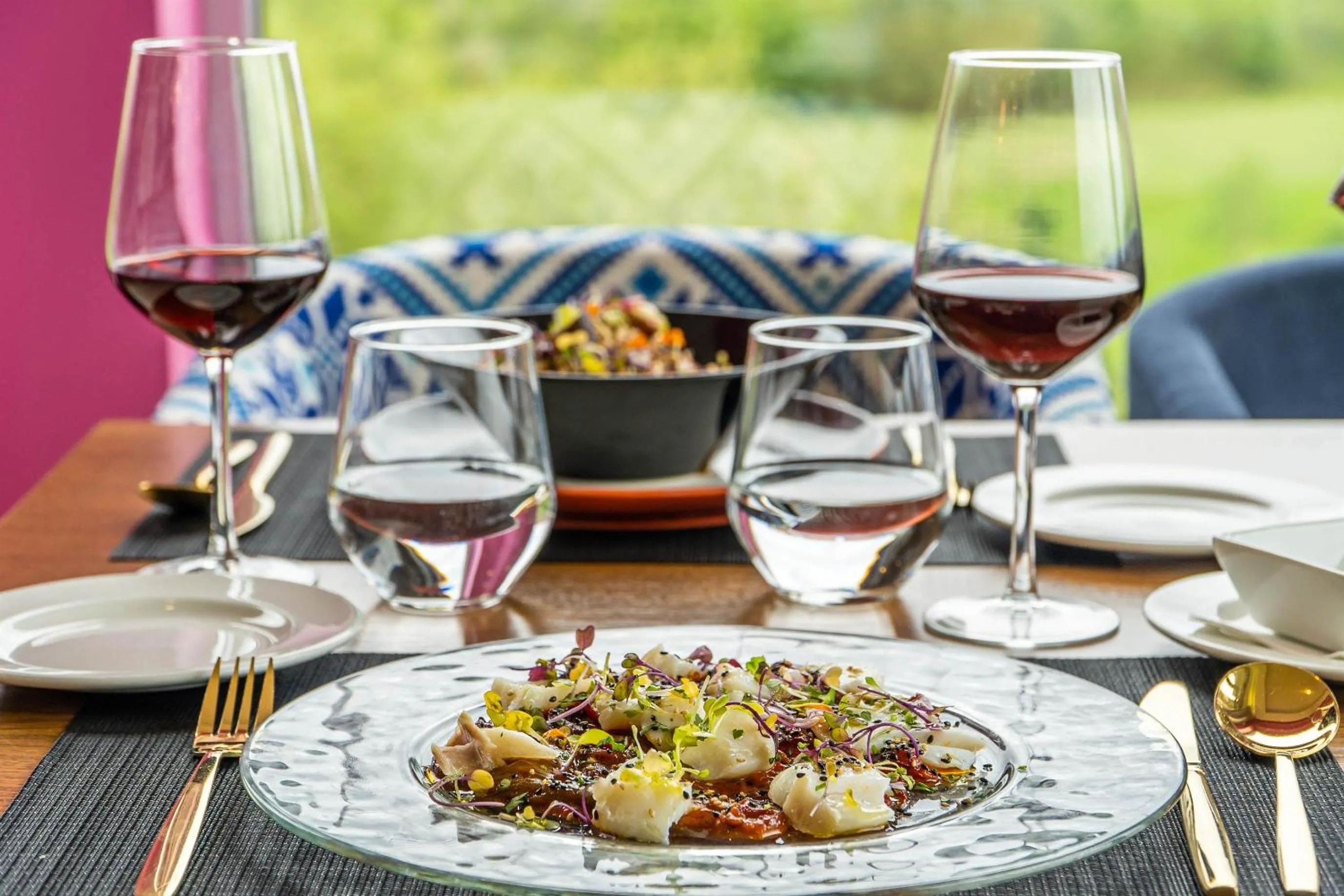 Food and drinks in Abba Comillas Hotel