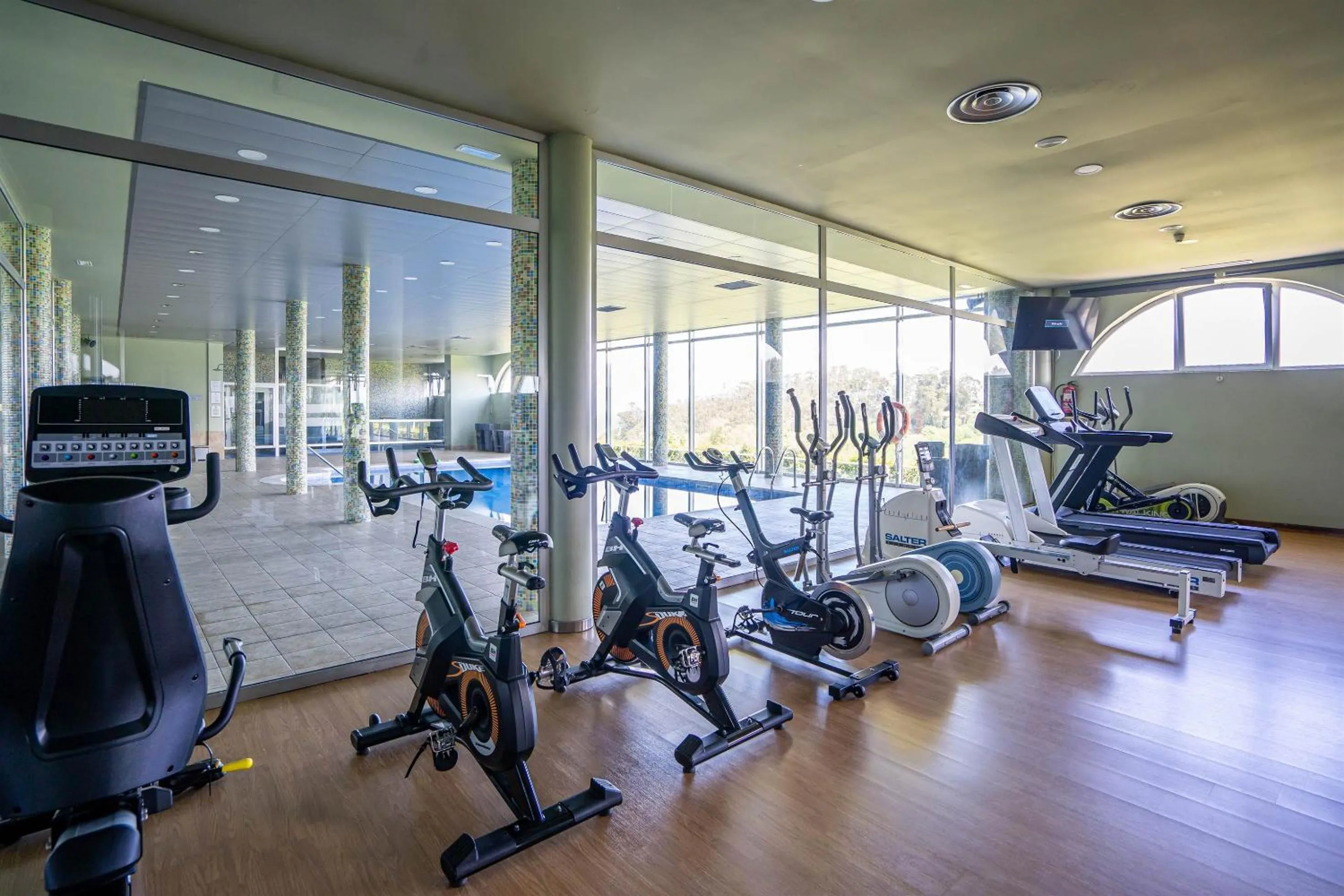 Fitness centre/facilities in Abba Comillas Hotel