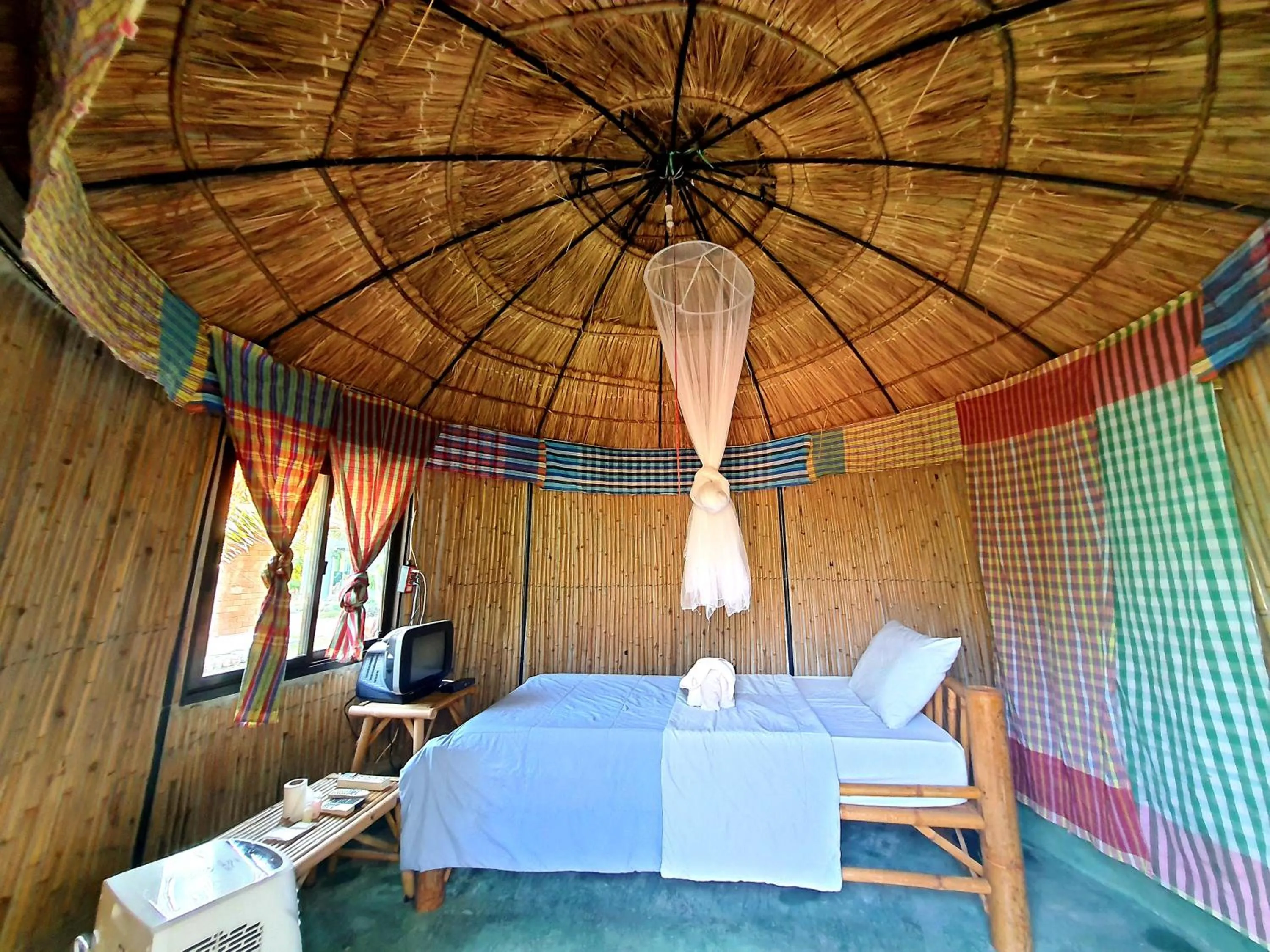 Bed in Saengcha Farm Resort