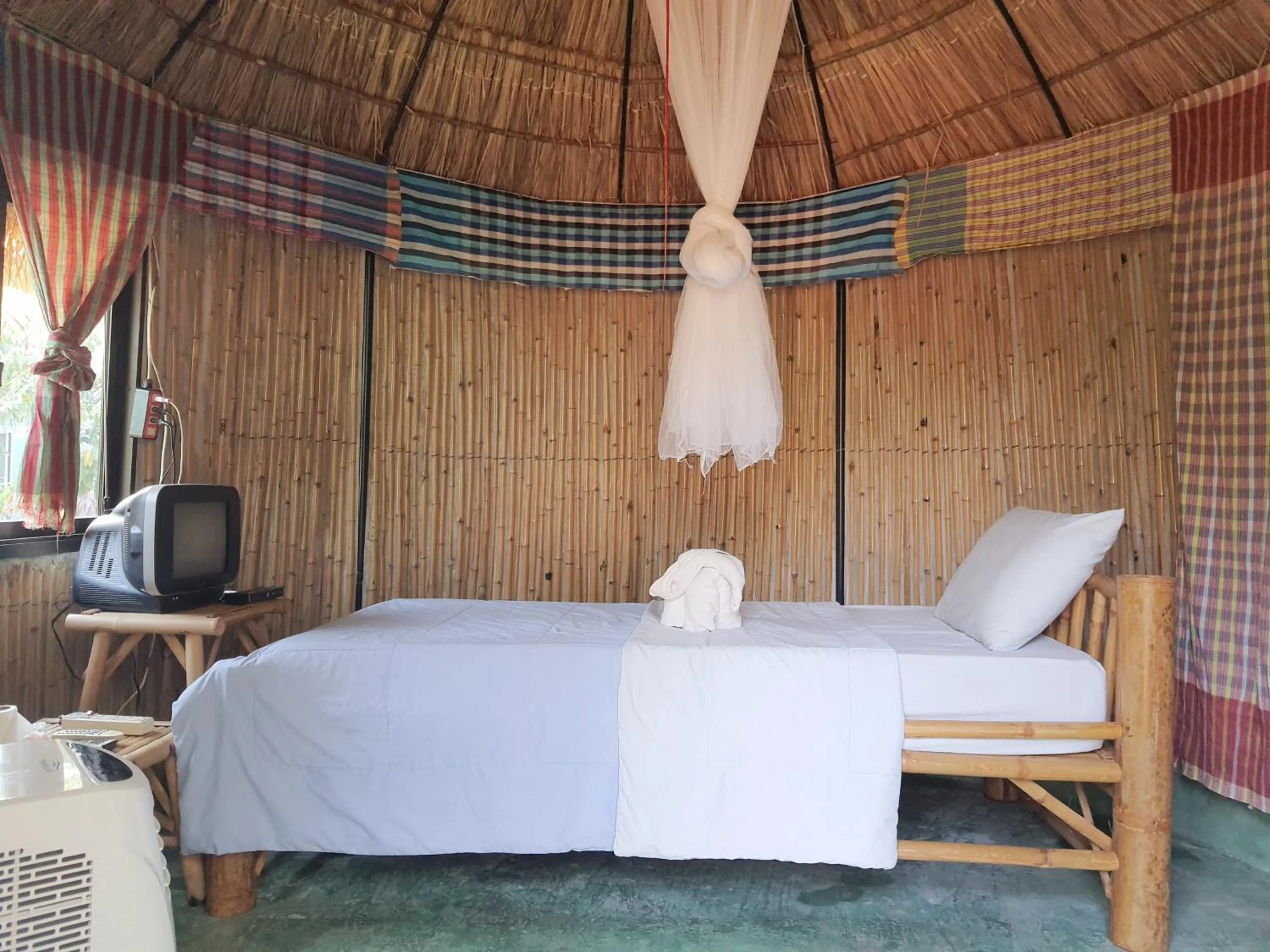 Bed in Saengcha Farm Resort