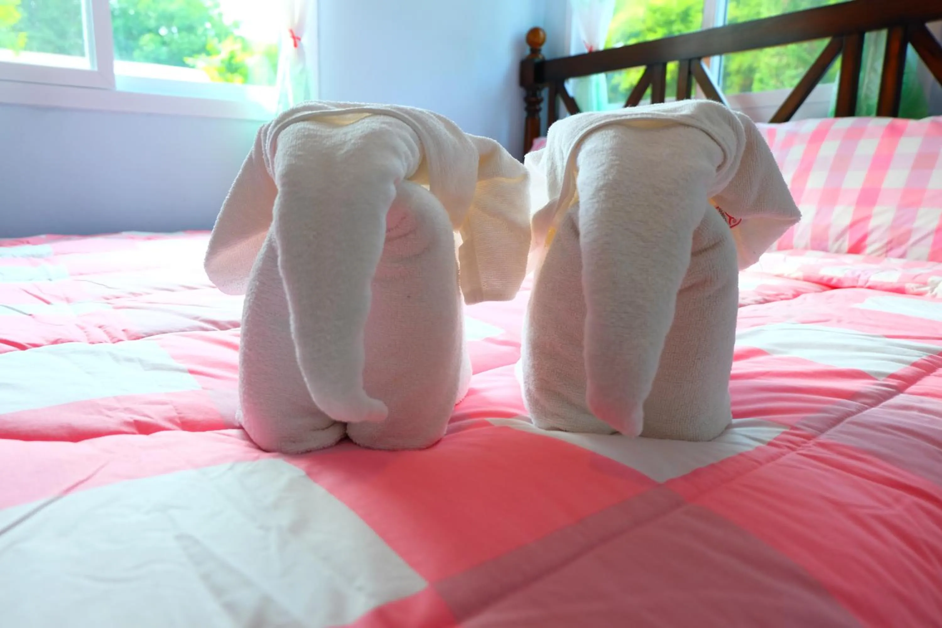 Bed in Saengcha Farm Resort