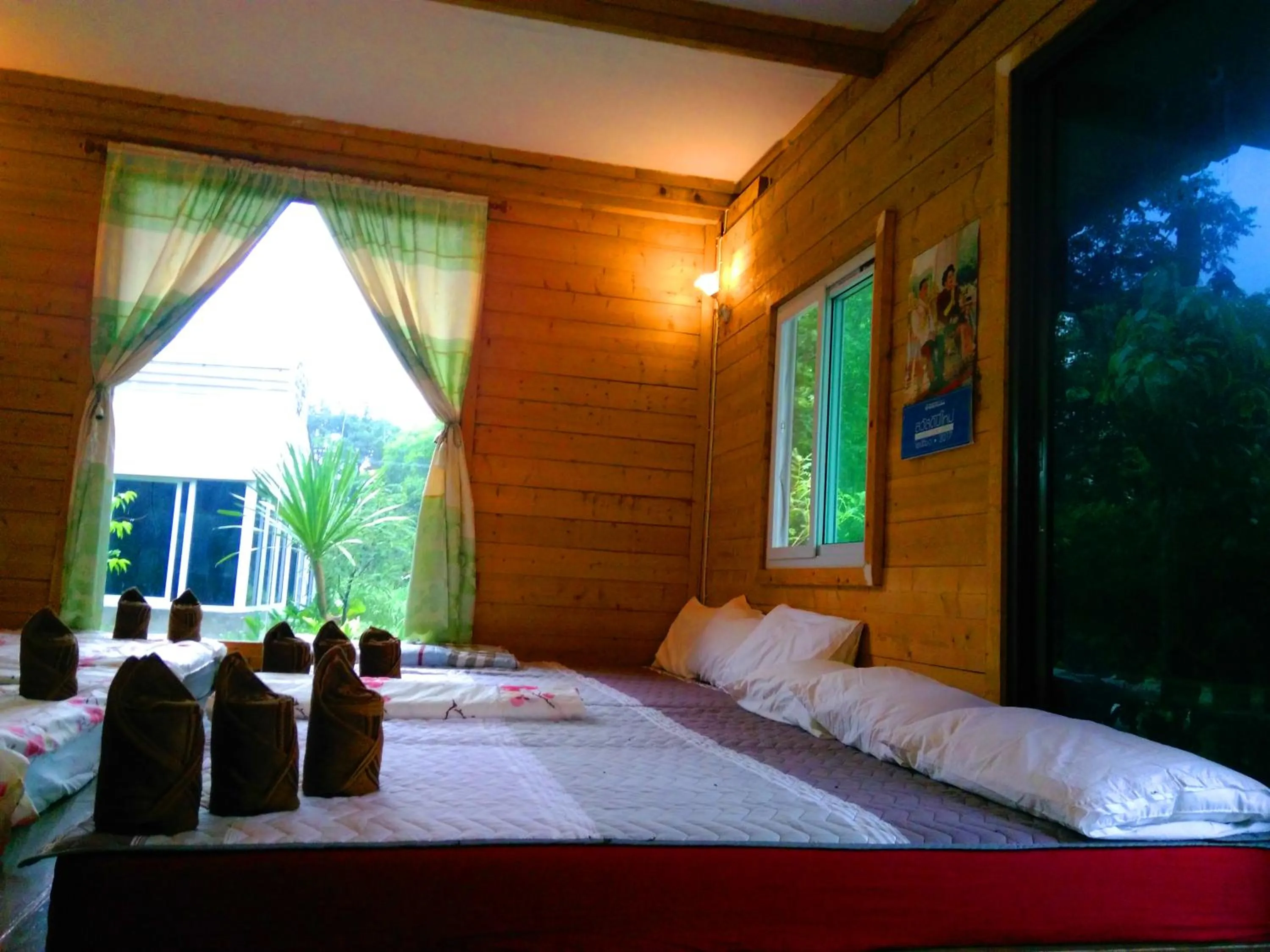Bed in Saengcha Farm Resort