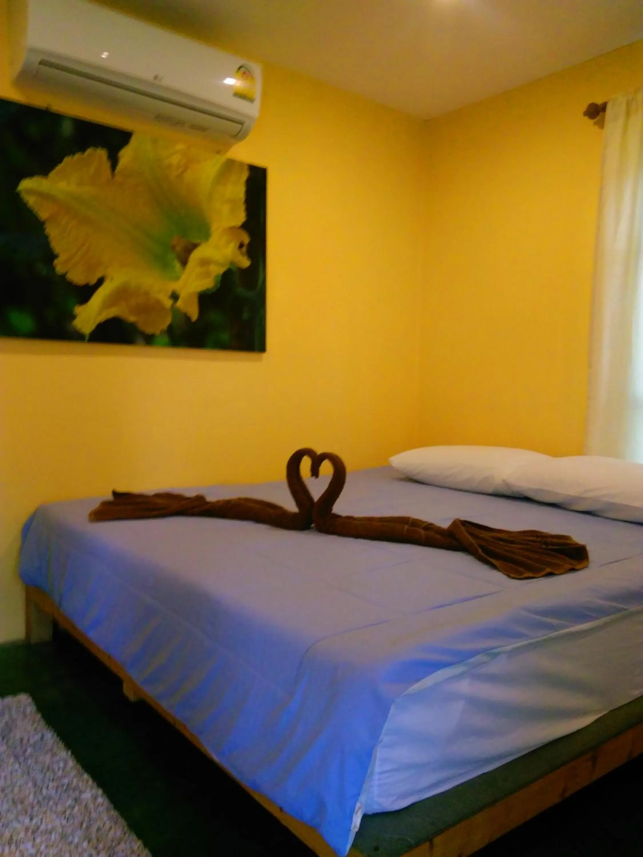 Bed in Saengcha Farm Resort