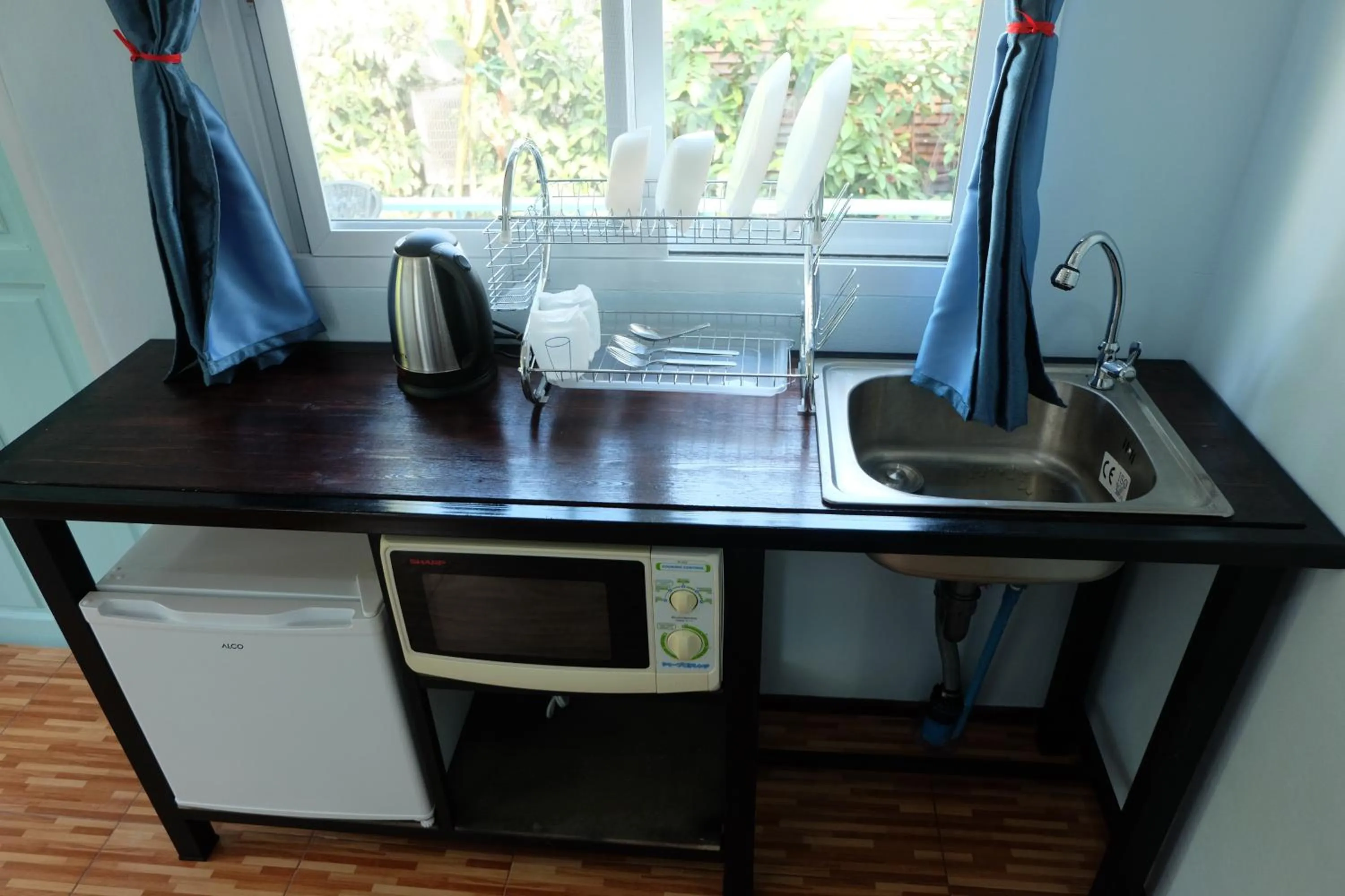 Kitchen or kitchenette in Saengcha Farm Resort