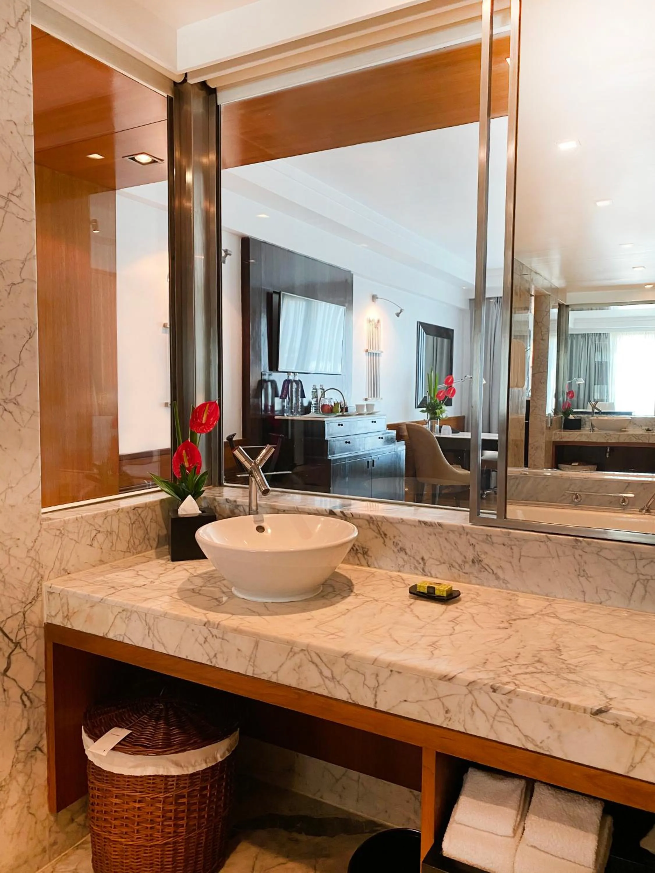 Bathroom in InterContinental Marine Drive Mumbai by IHG