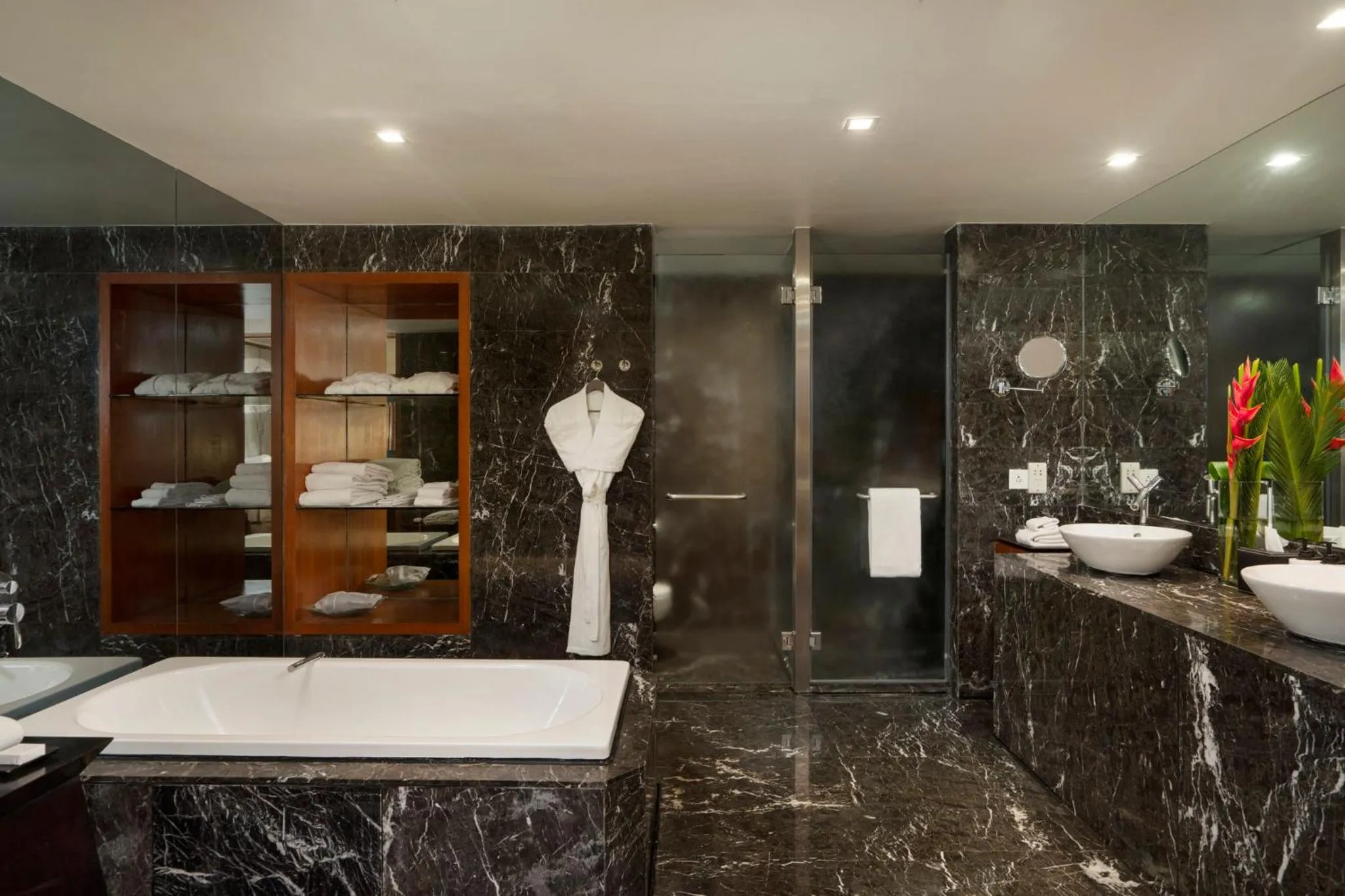 Bathroom in InterContinental Marine Drive Mumbai by IHG