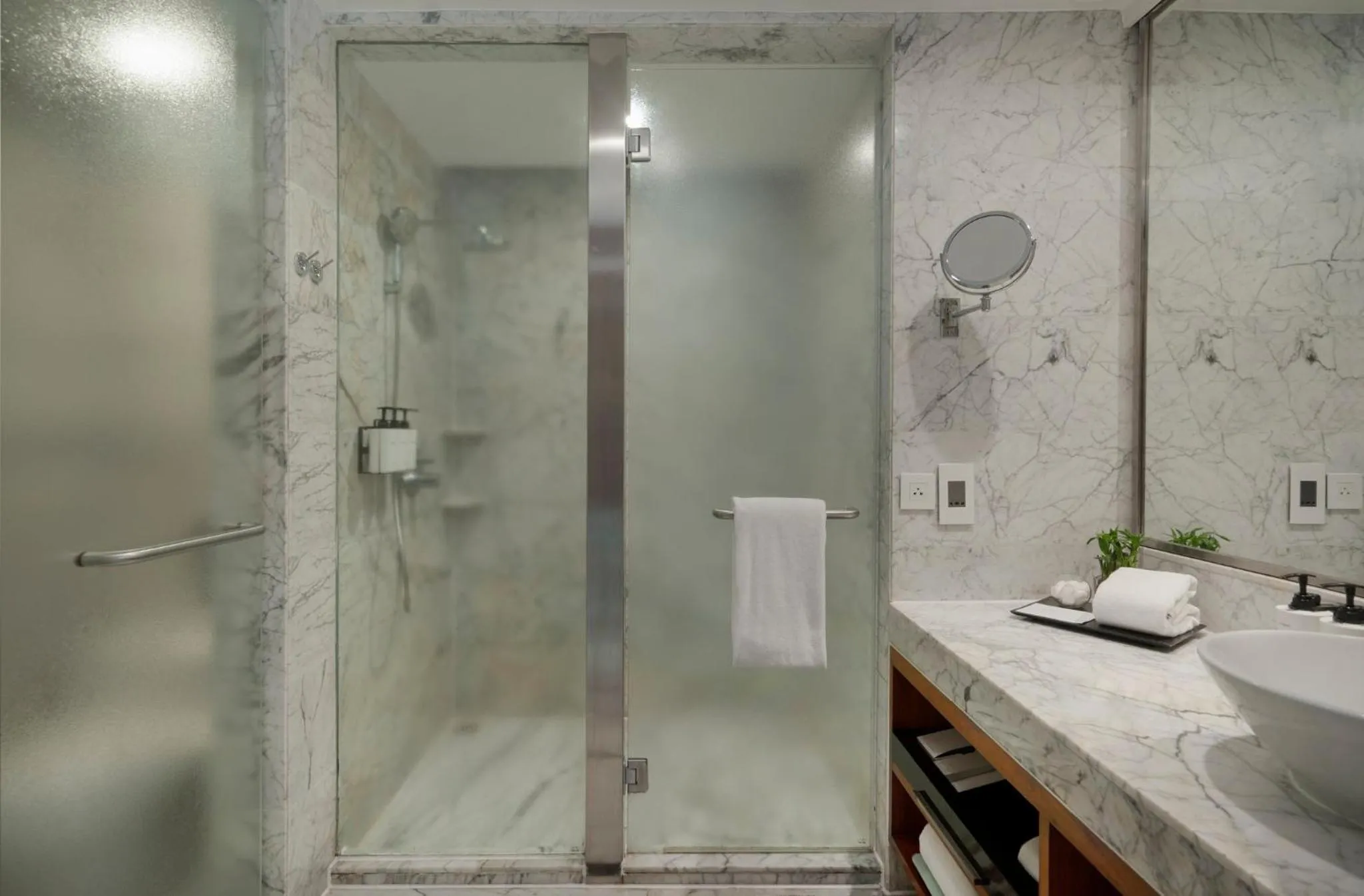 Bathroom in InterContinental Marine Drive Mumbai by IHG