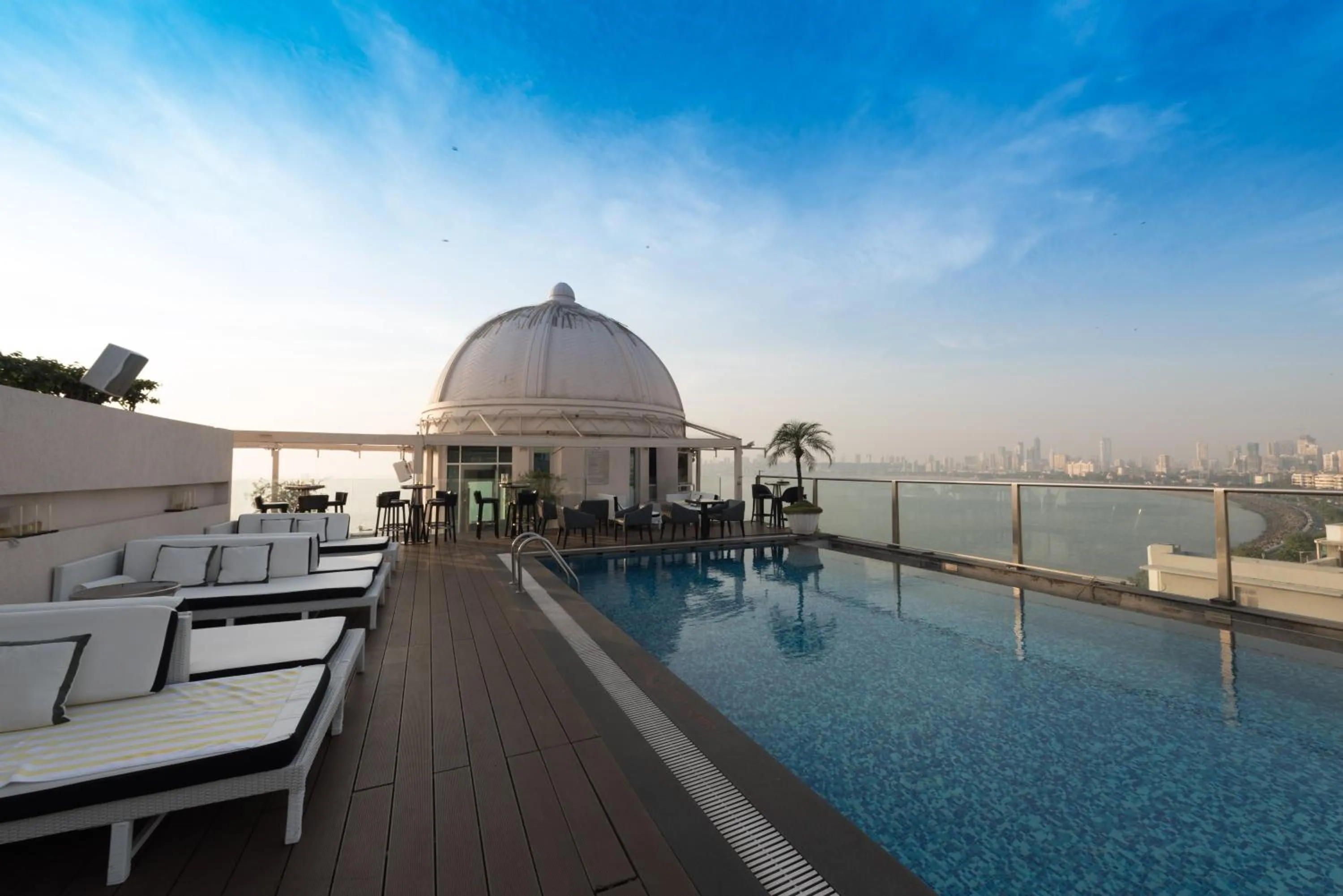 Swimming pool in InterContinental Marine Drive Mumbai by IHG