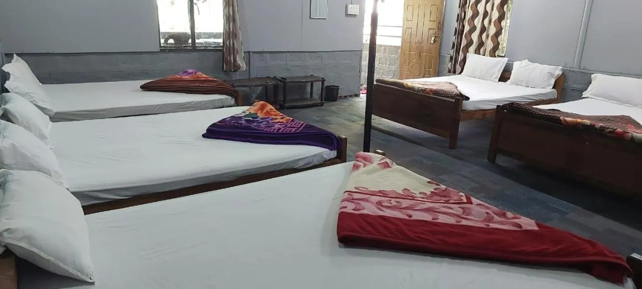 Bed in Green Hills Farm And Guest House