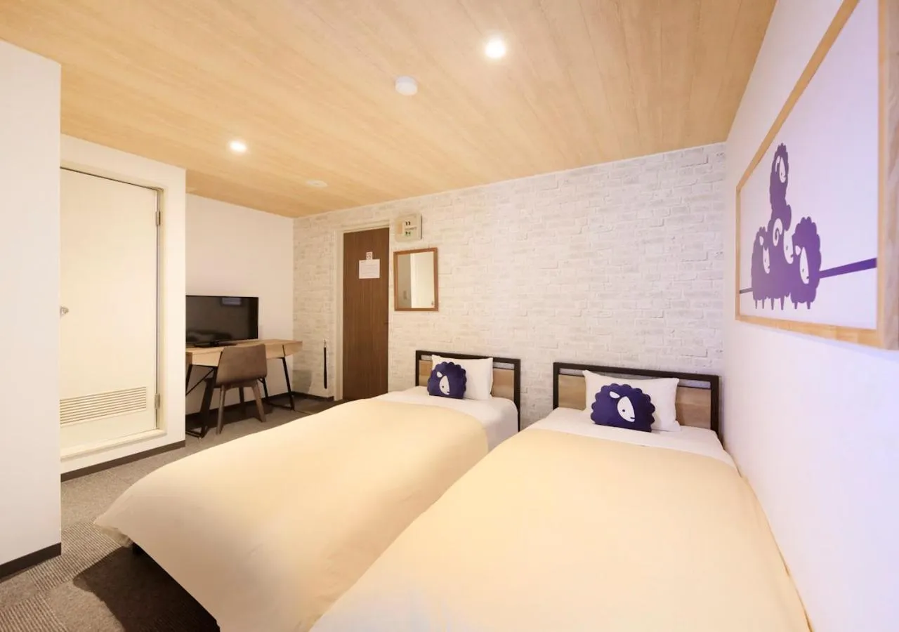 Photo of the whole room, Bed in Kokotel Hakodate