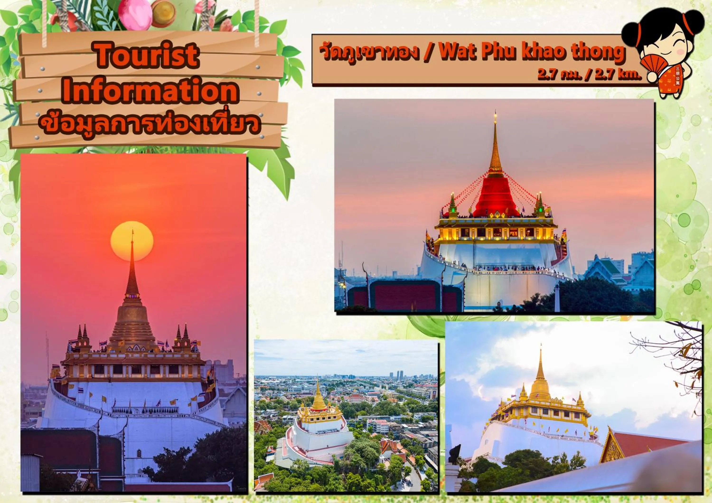 Nearby landmark in Sampheng Apartment