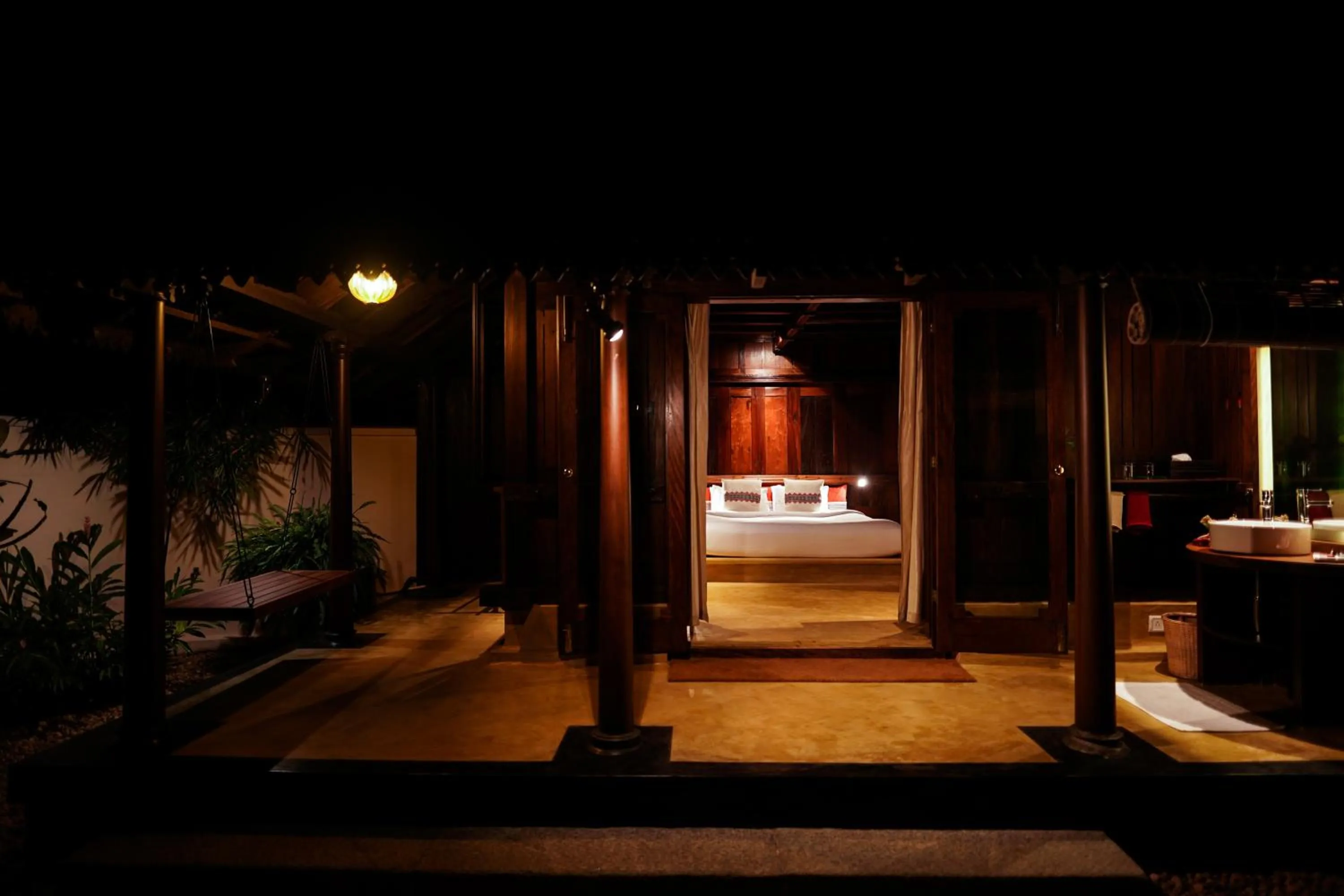 Bedroom, Bed in Vismaya by Moksha Stays