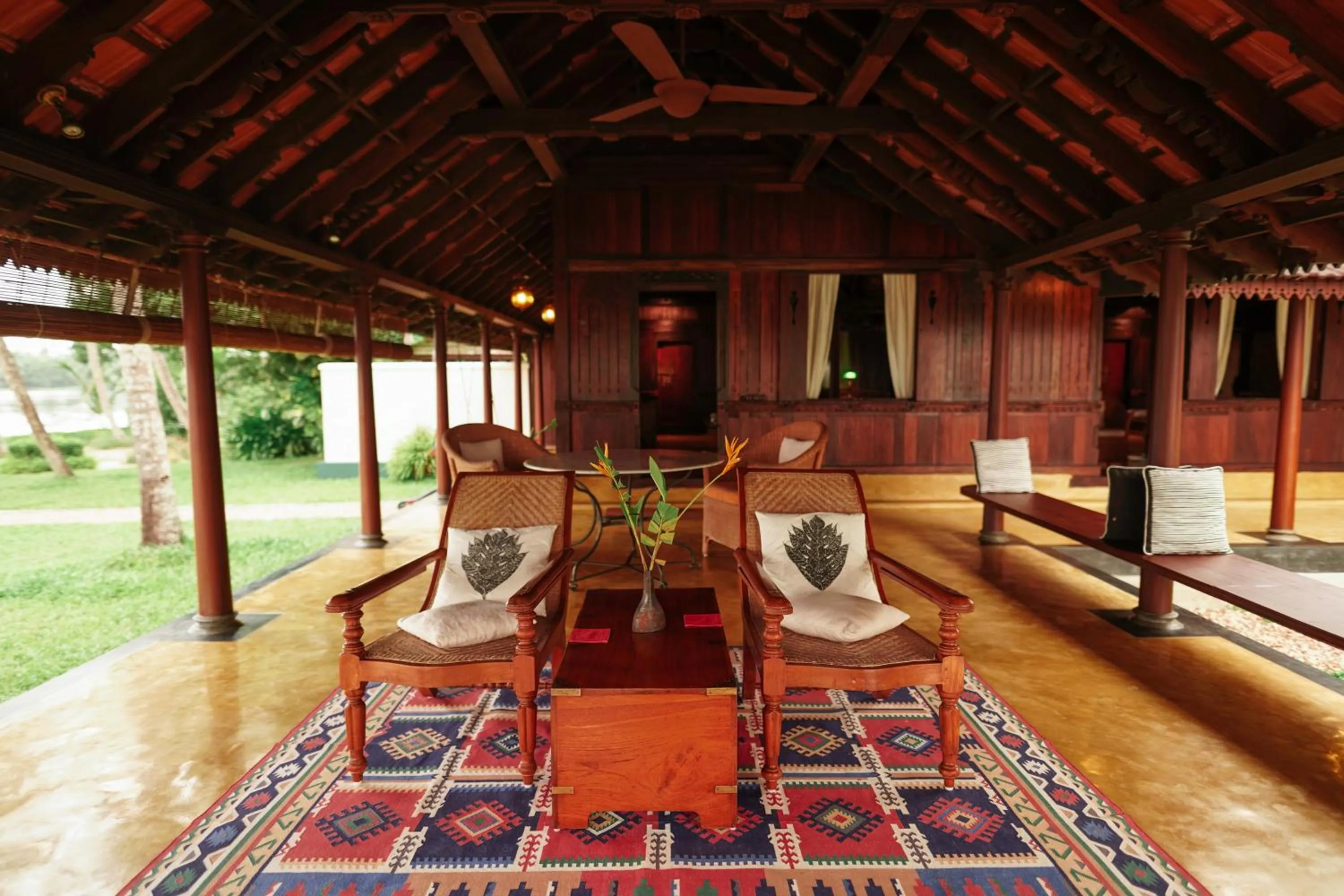 Patio in Vismaya by Moksha Stays