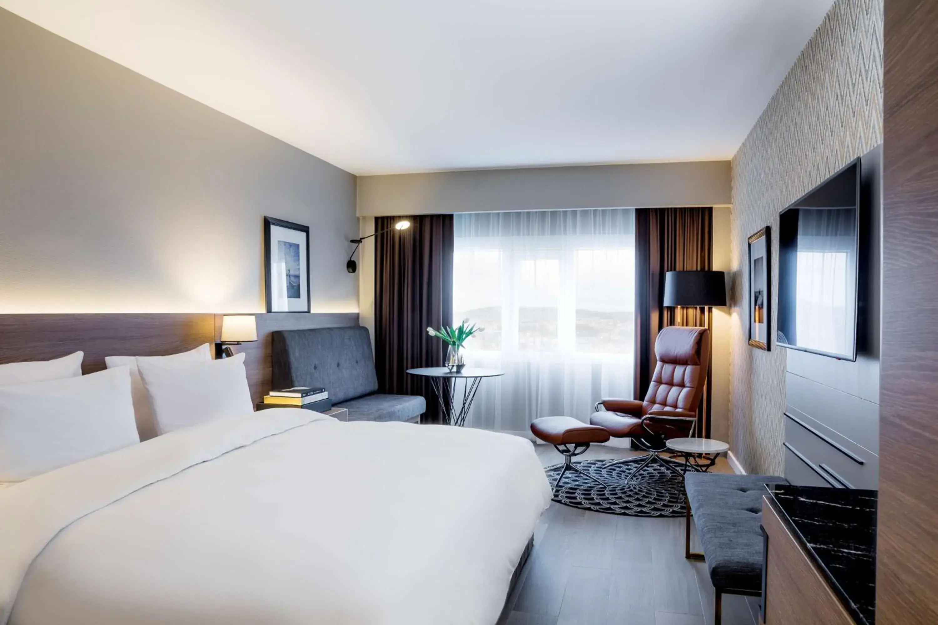 Premium Room with Panoramic Fjord View in Radisson Blu Plaza Hotel, Oslo Premium Room with Panoramic Fjord View in Radisson Blu Plaza Hotel, Oslo