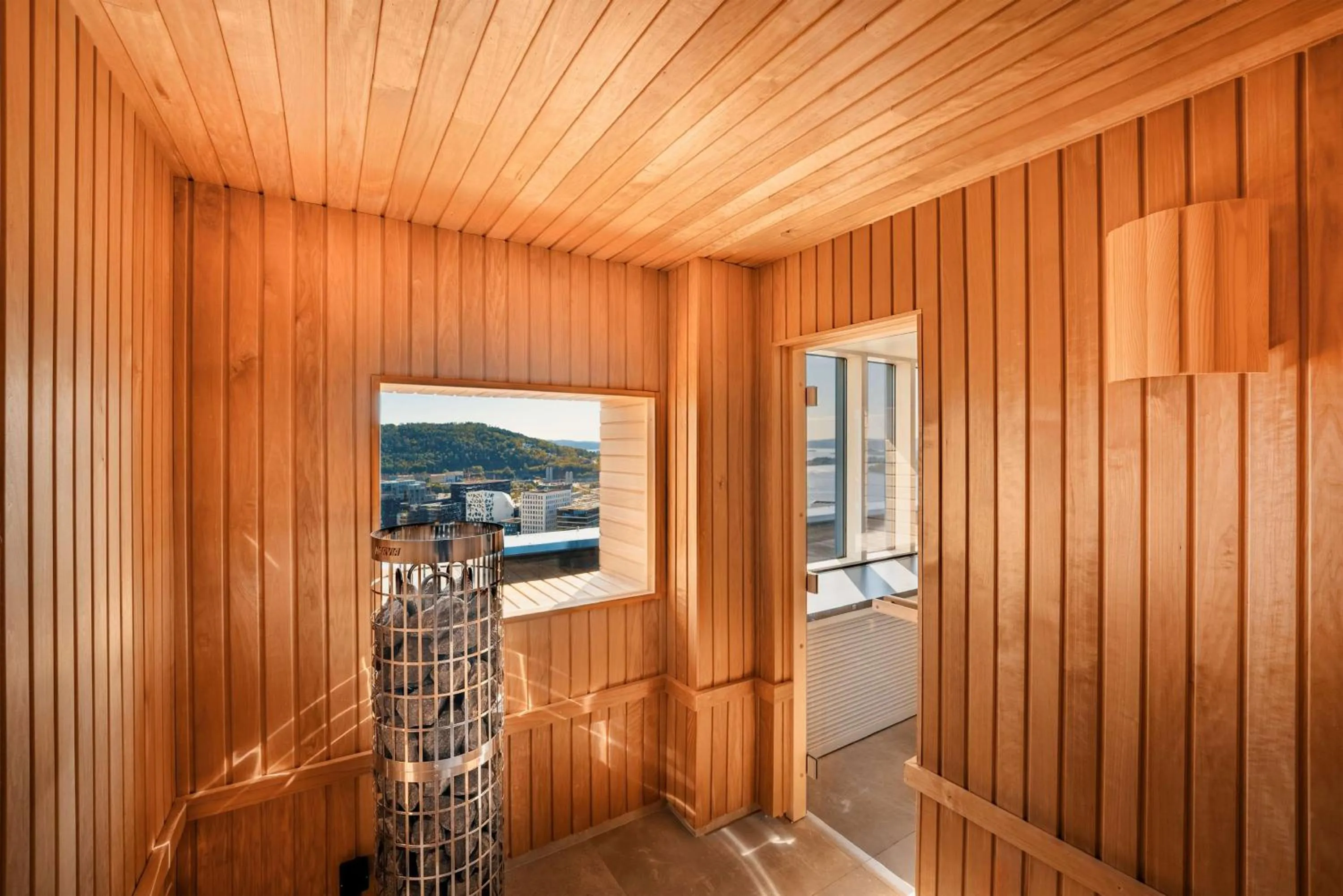 Sauna in Radisson Blu Plaza Hotel, Oslo