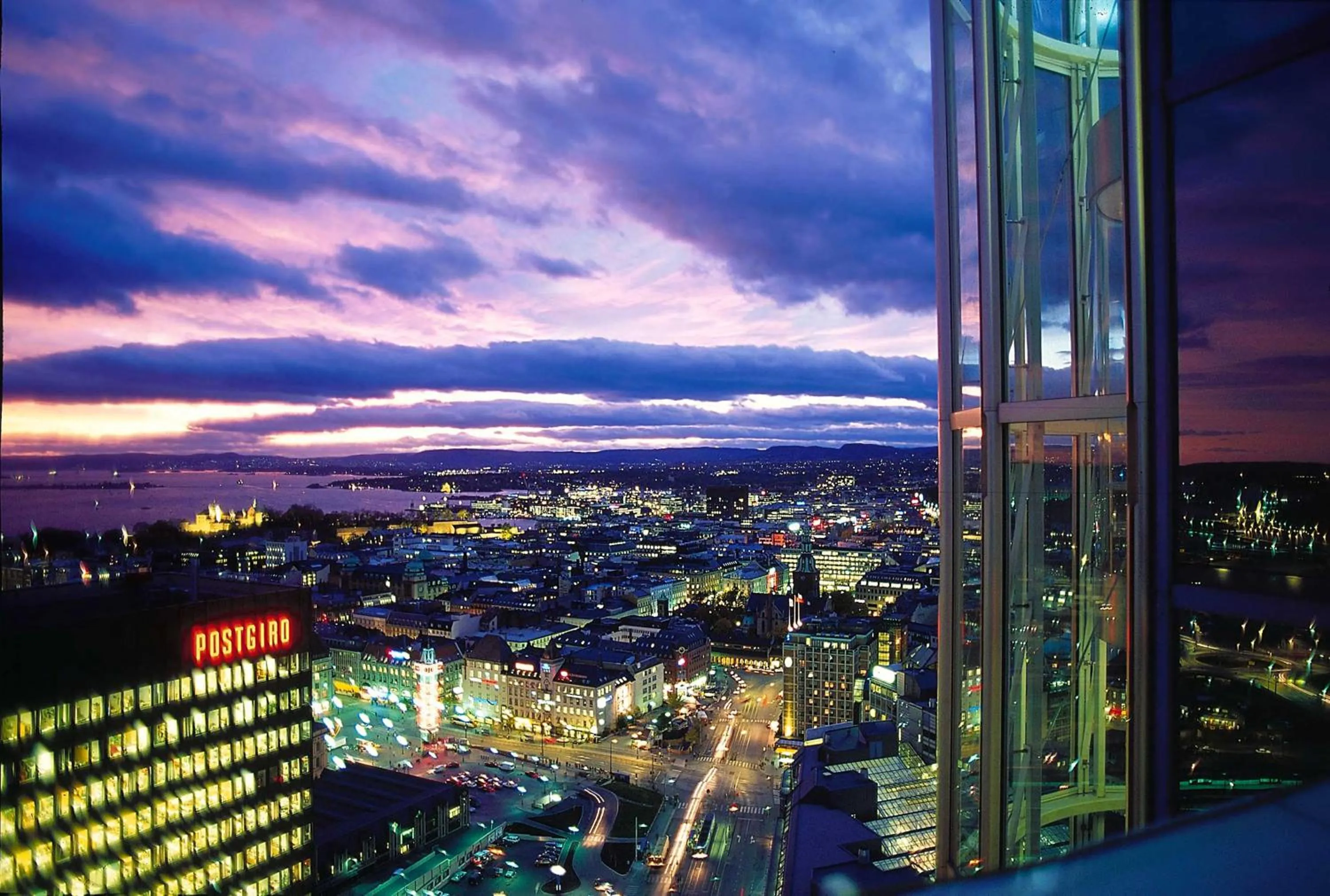 City view in Radisson Blu Plaza Hotel, Oslo