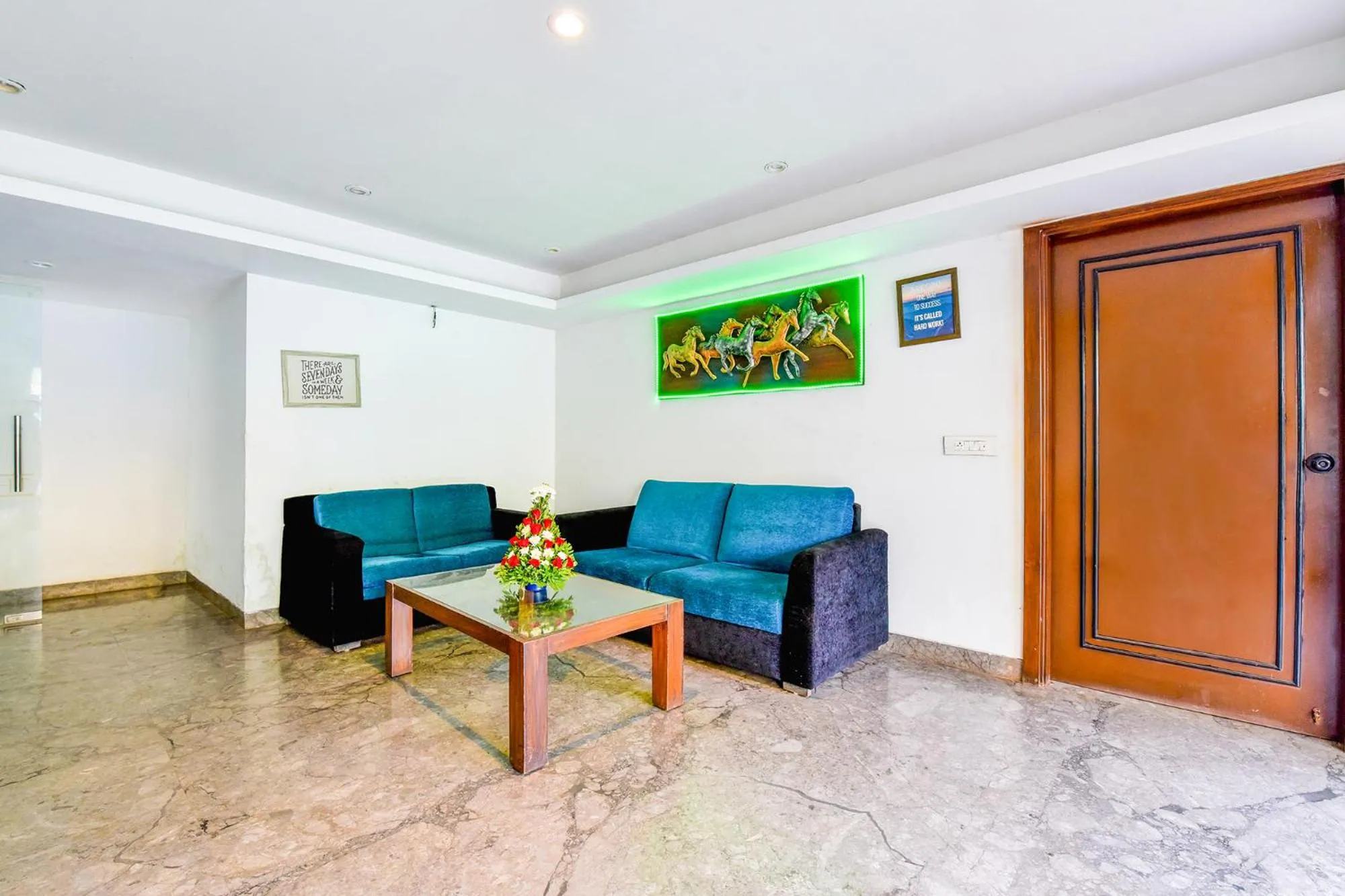 Seating area in FabHotel Prime The King's Court - Nr Calangute Beach