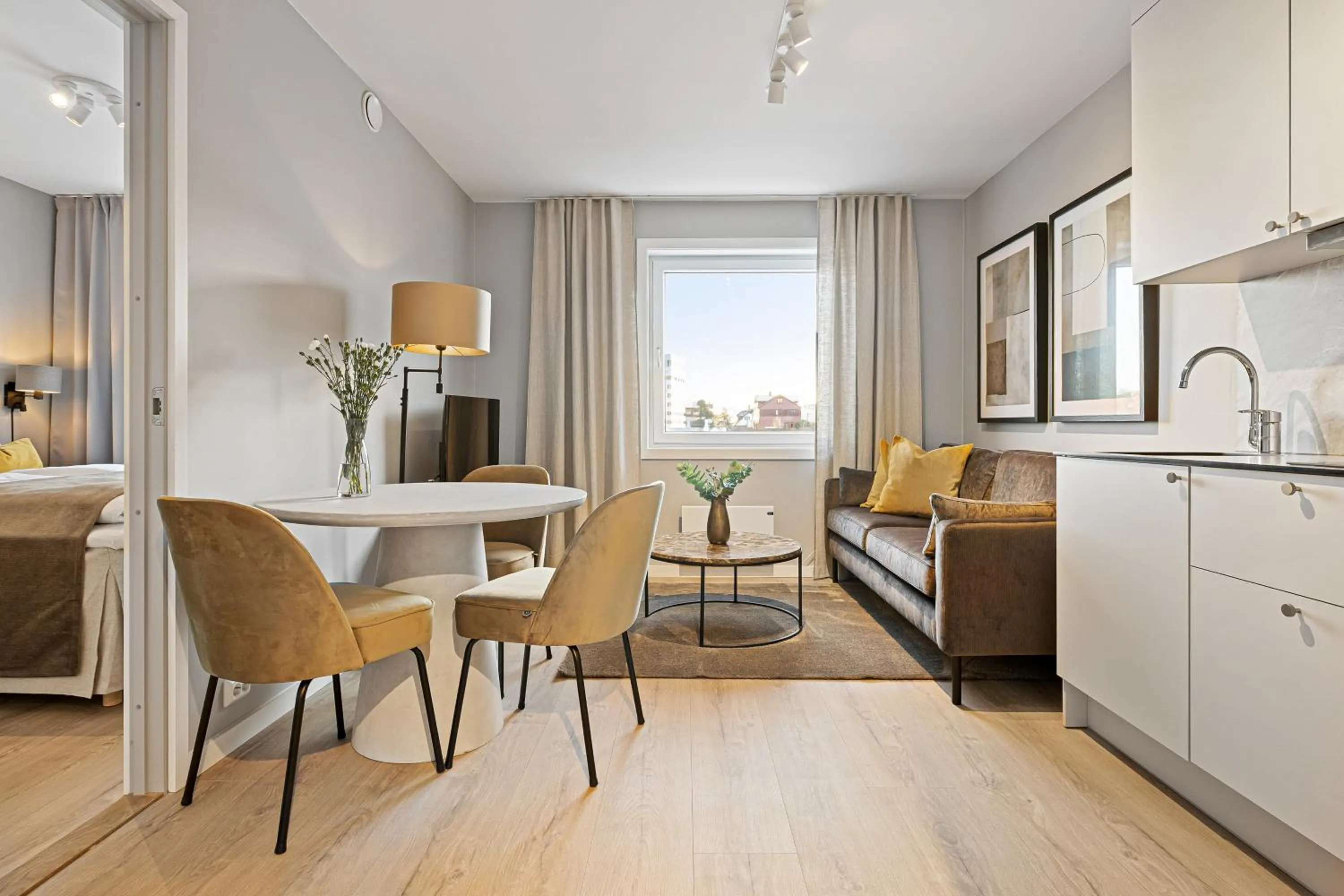 Living room in Bjørvika Apartments - Sirkus Renaa