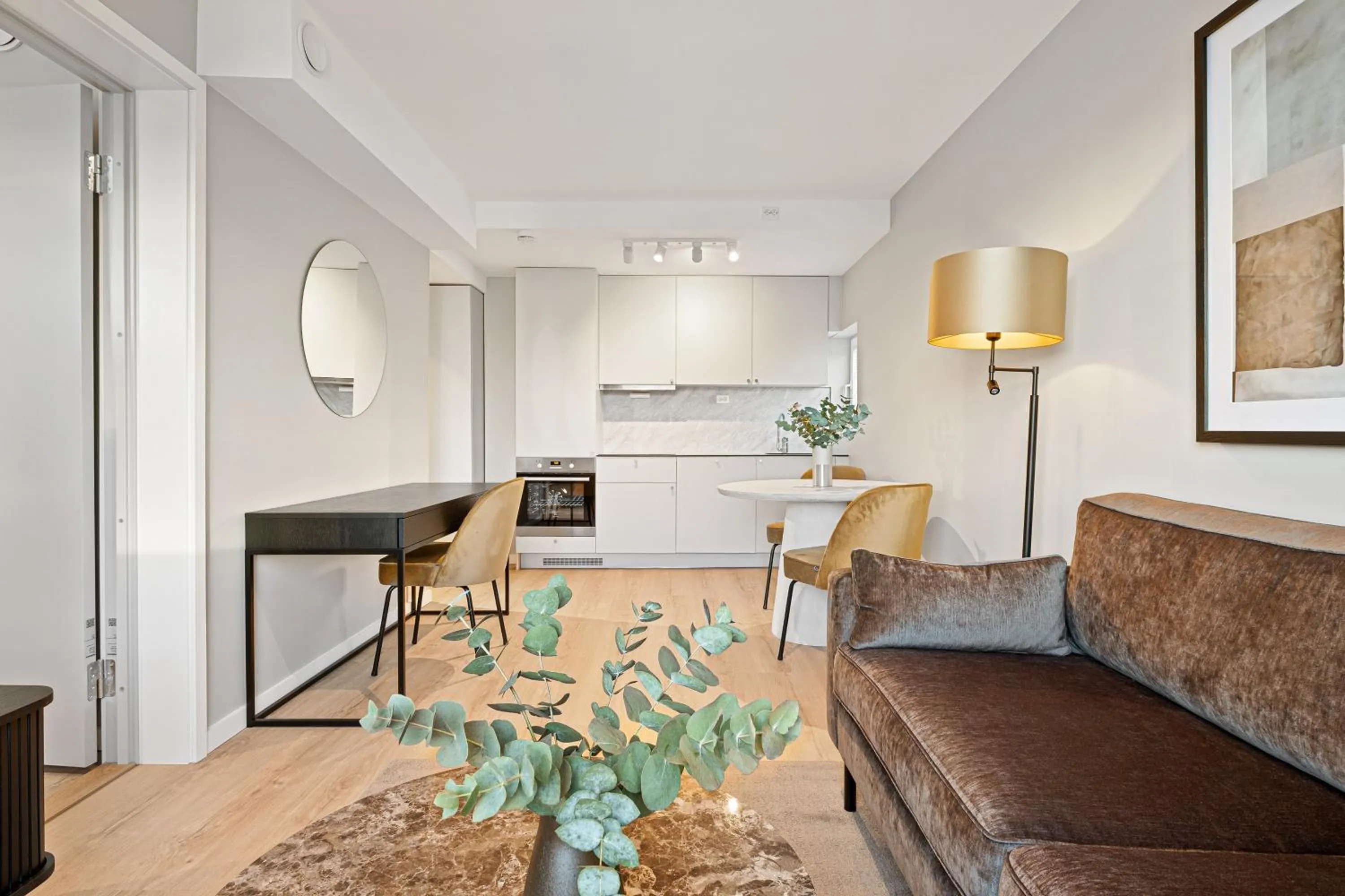 Living room in Bjørvika Apartments - Sirkus Renaa