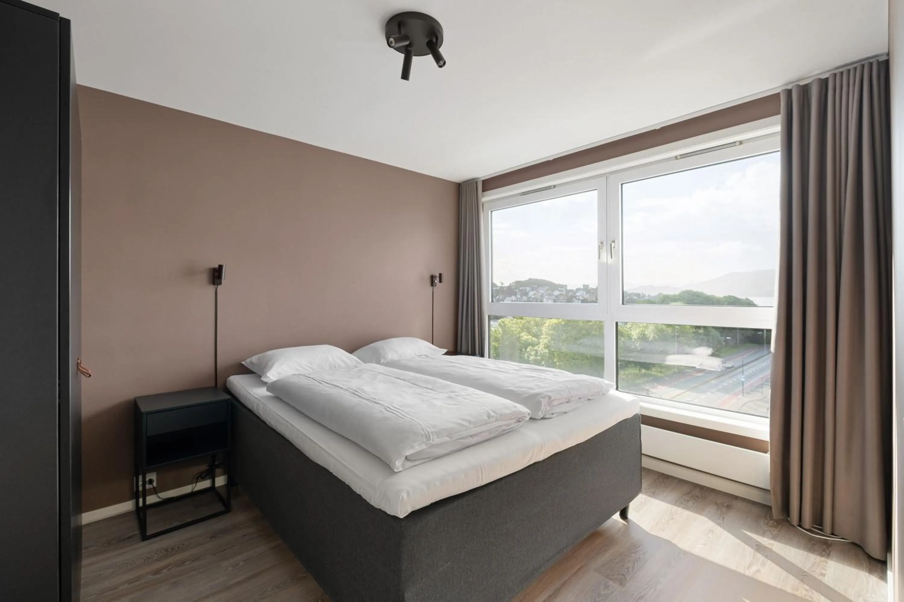 Bedroom, Bed in Bjørvika Apartments - Sirkus Renaa