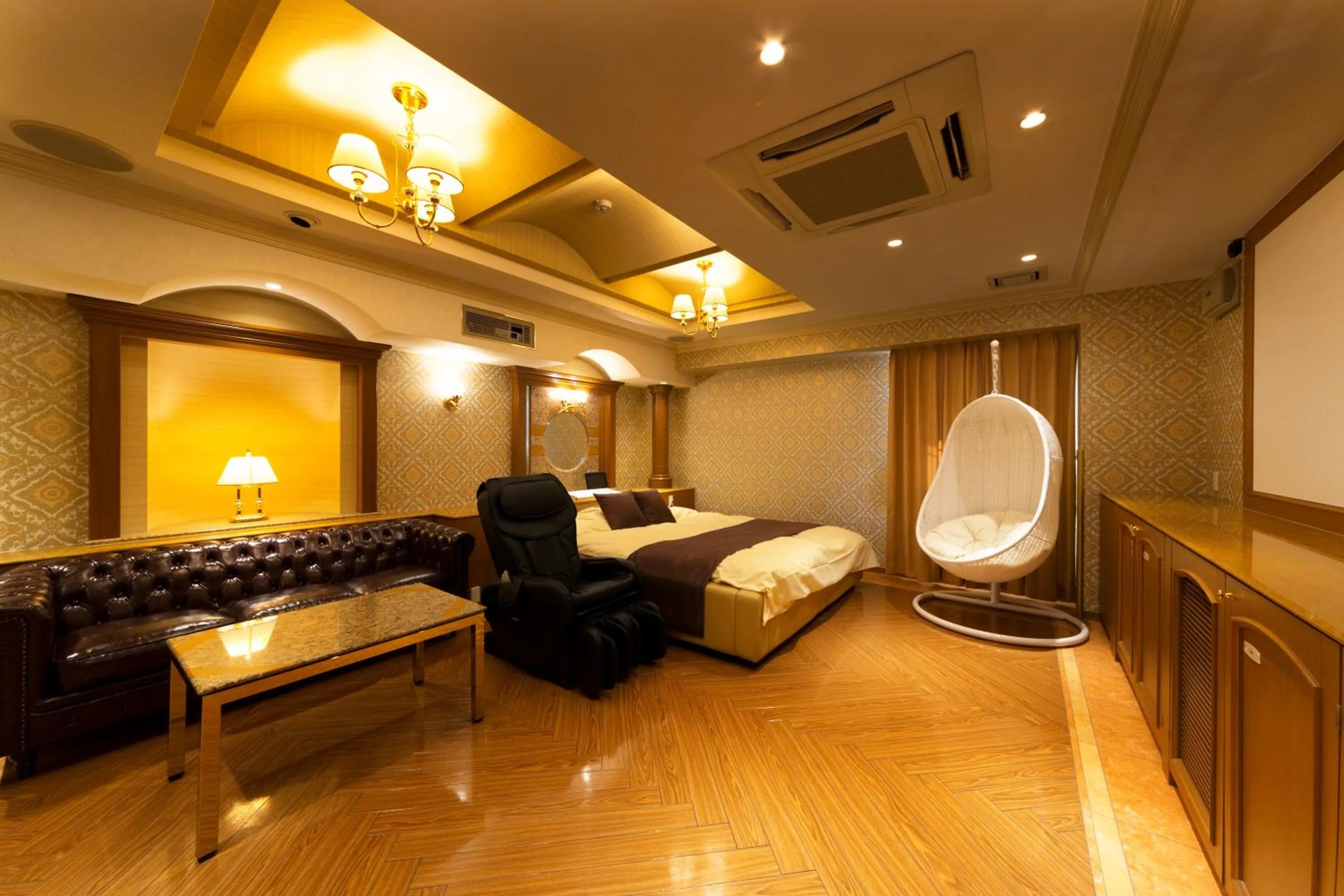 Bed in Hotel Luna Ikeda (Adult Only)