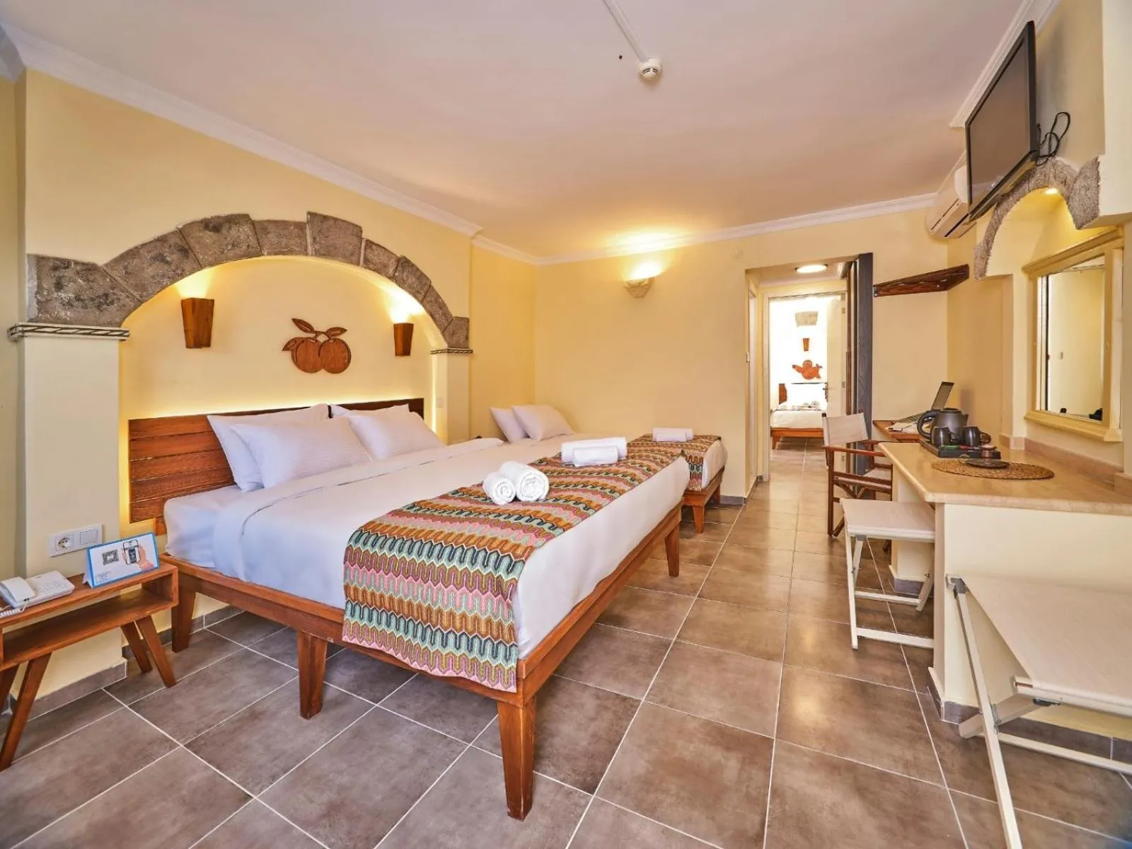 Bed in Club Resort Atlantis