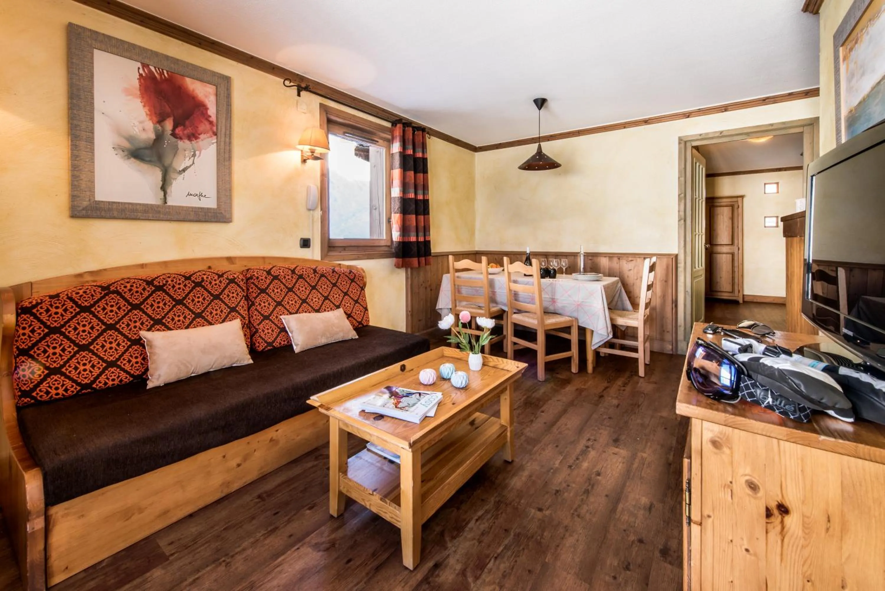 Living room in Résidences Village Montana by Les Etincelles