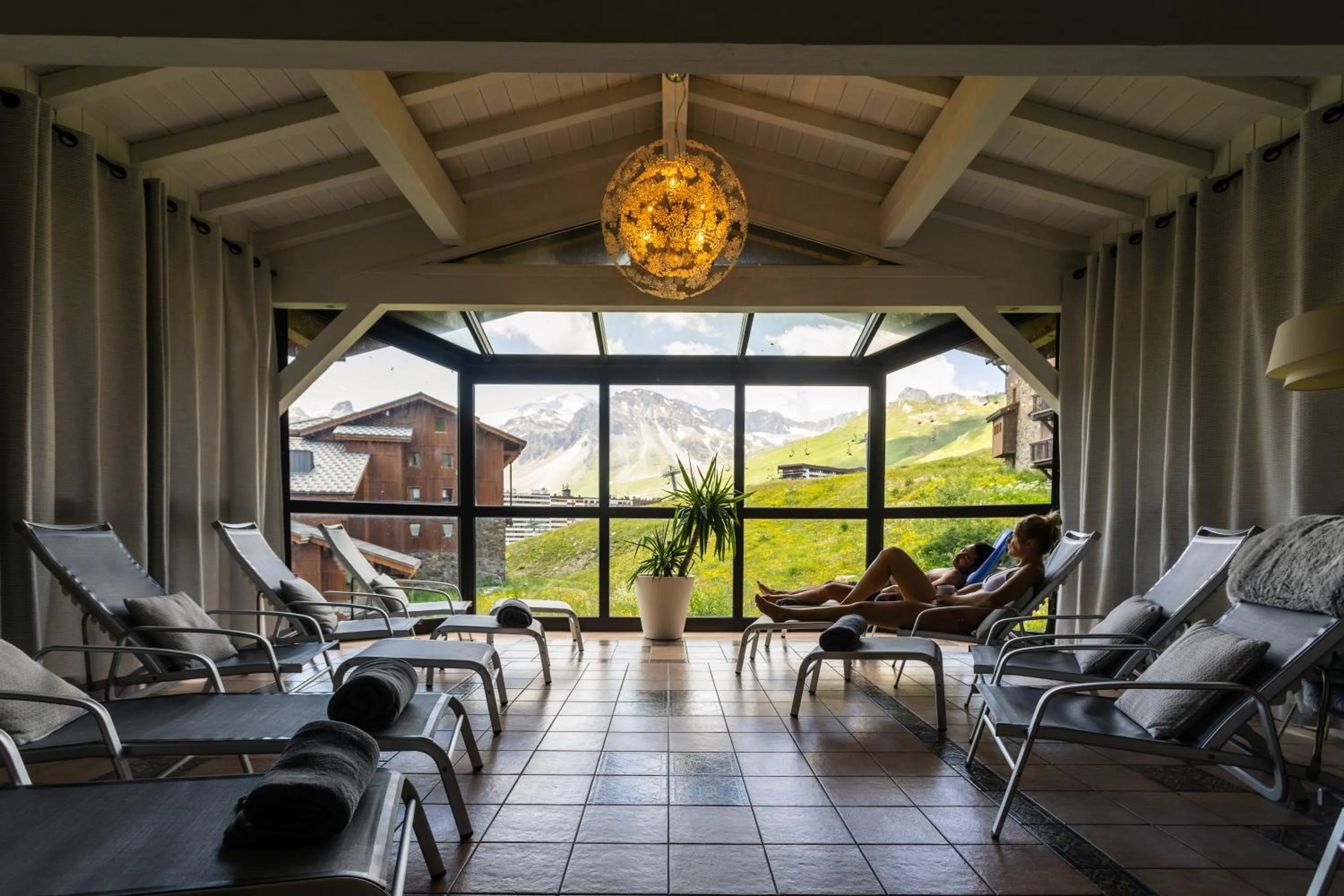 Spa and wellness centre/facilities in Résidences Village Montana by Les Etincelles