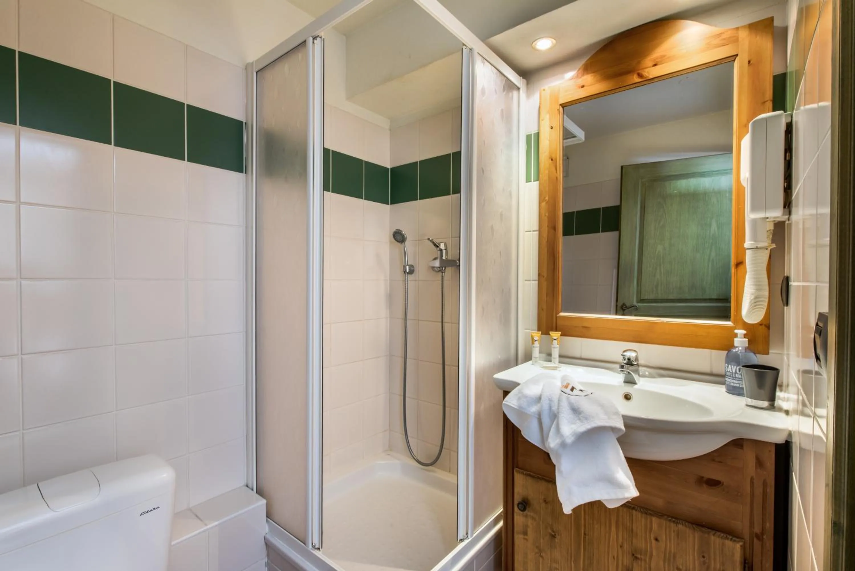 Bathroom in Résidences Village Montana by Les Etincelles