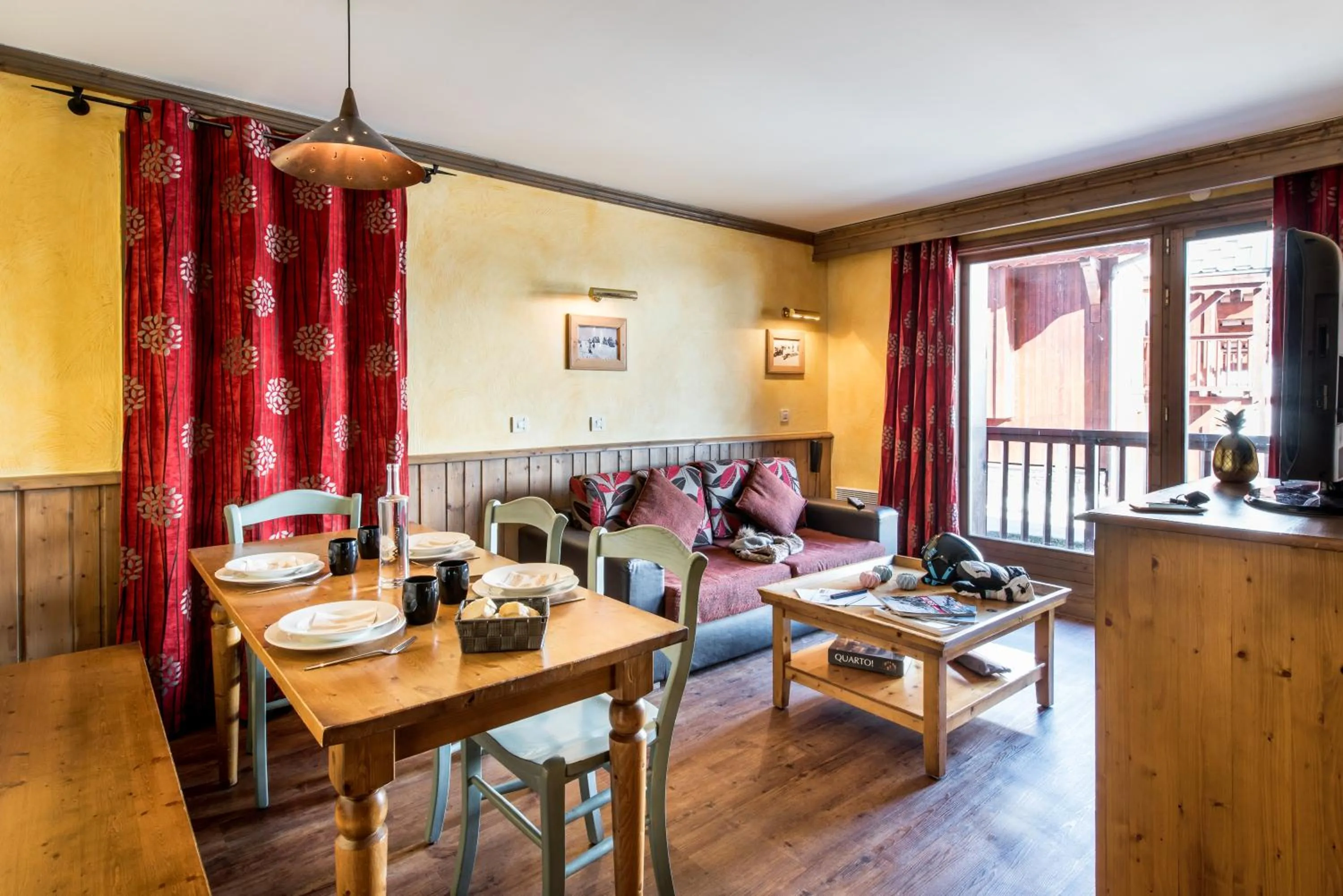 Living room in Résidences Village Montana by Les Etincelles