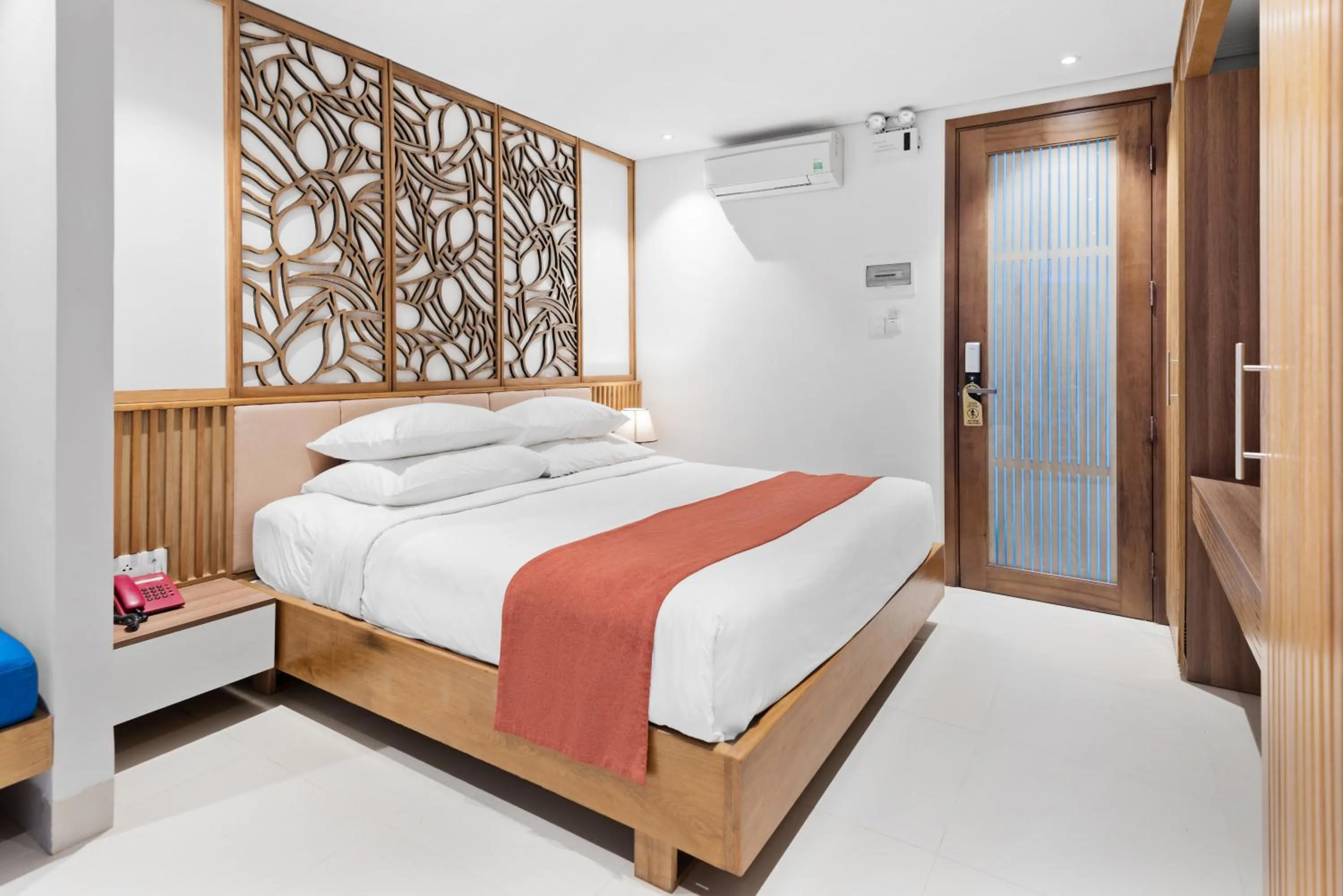 Bed in Tam House Villa Hotel