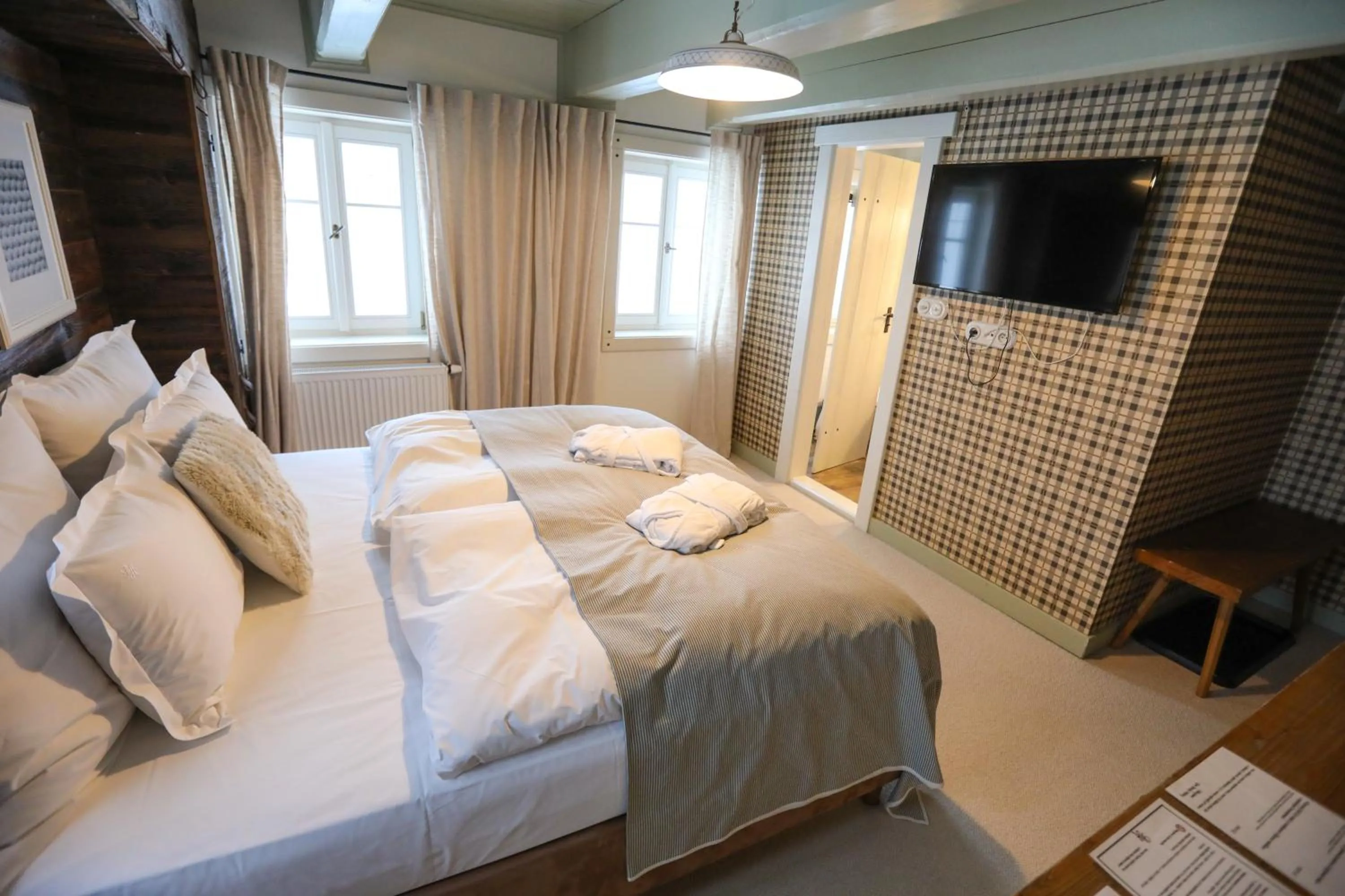 Bed in Hotel Bouda Helena