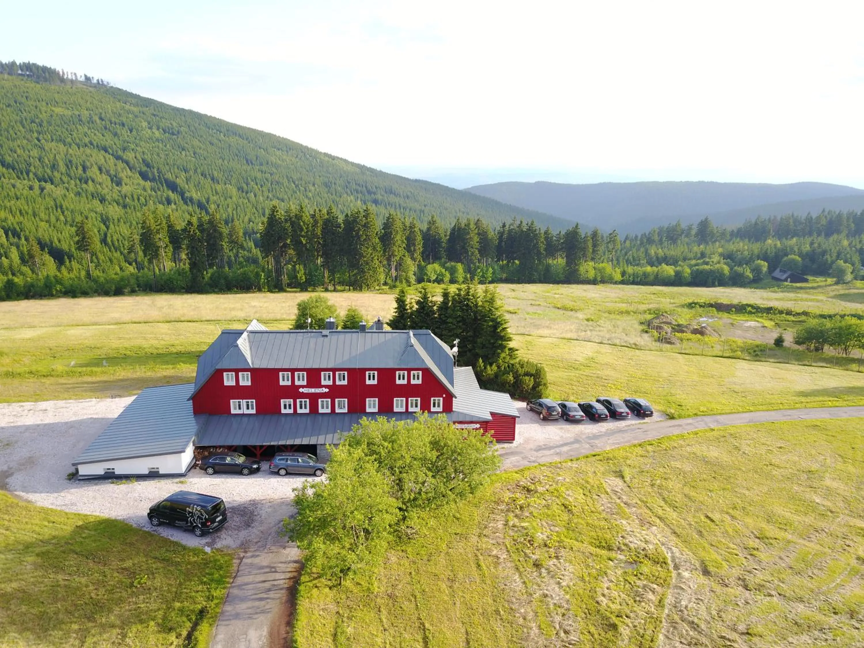 Bird's eye view in Hotel Bouda Helena