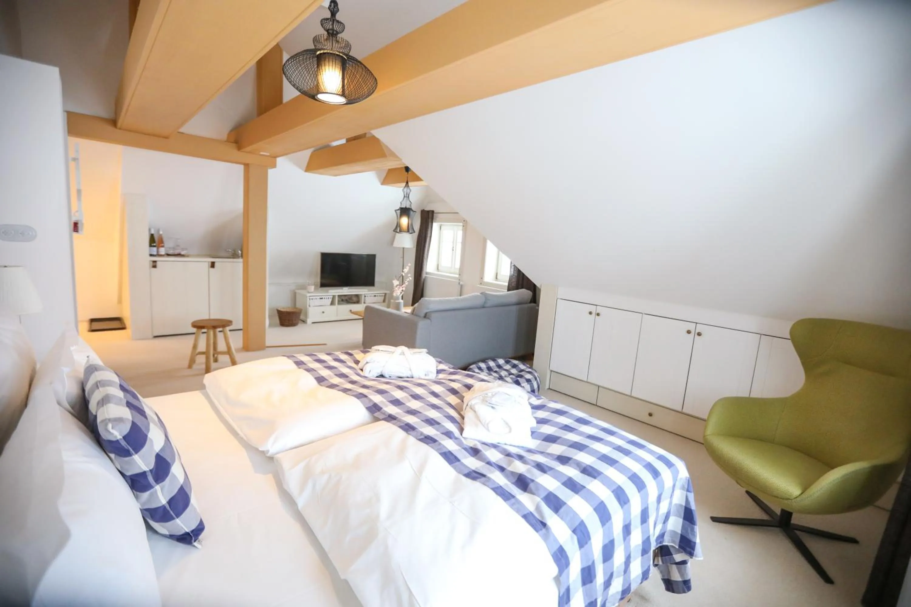 Bed in Hotel Bouda Helena