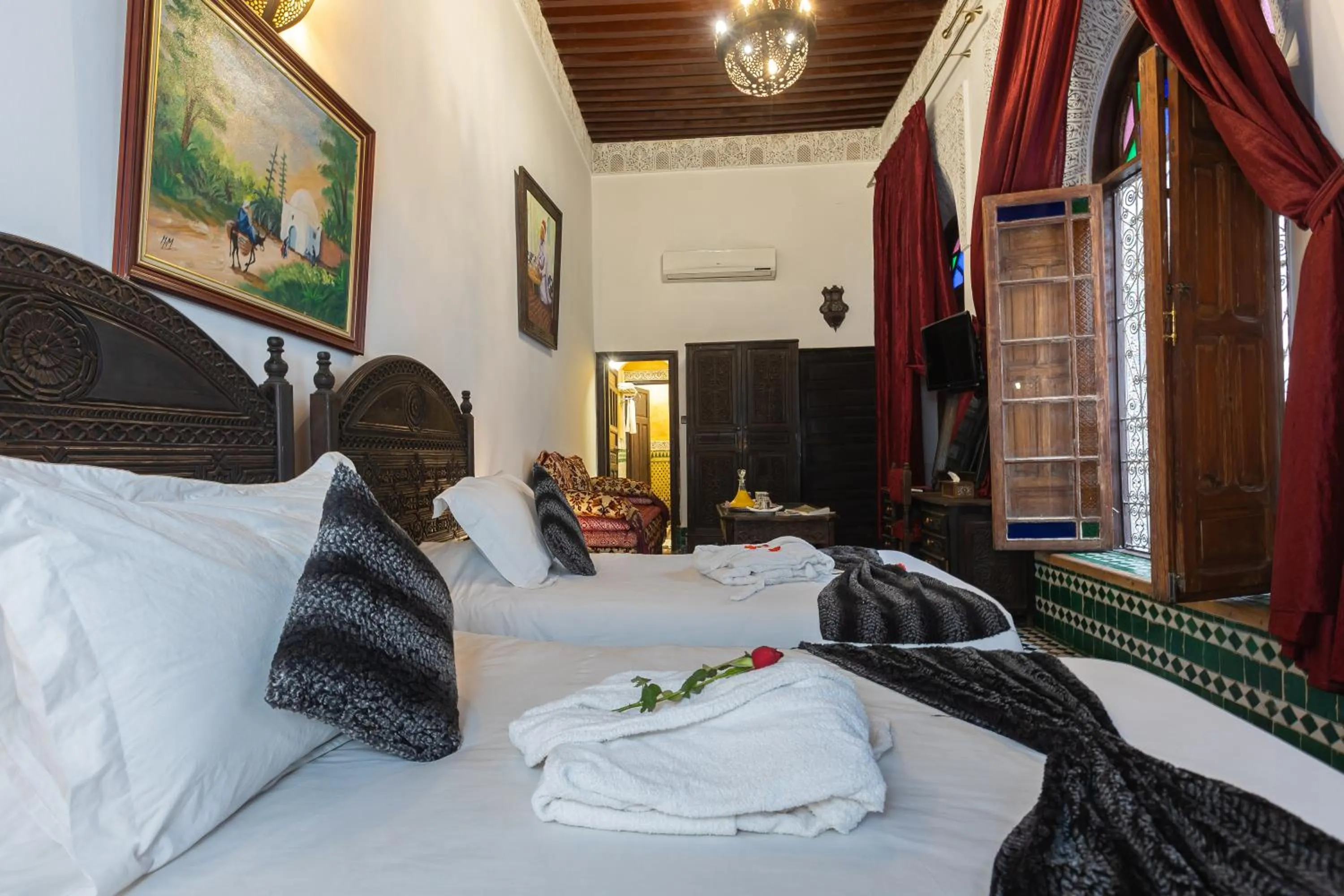 Bed in Riad Ghita