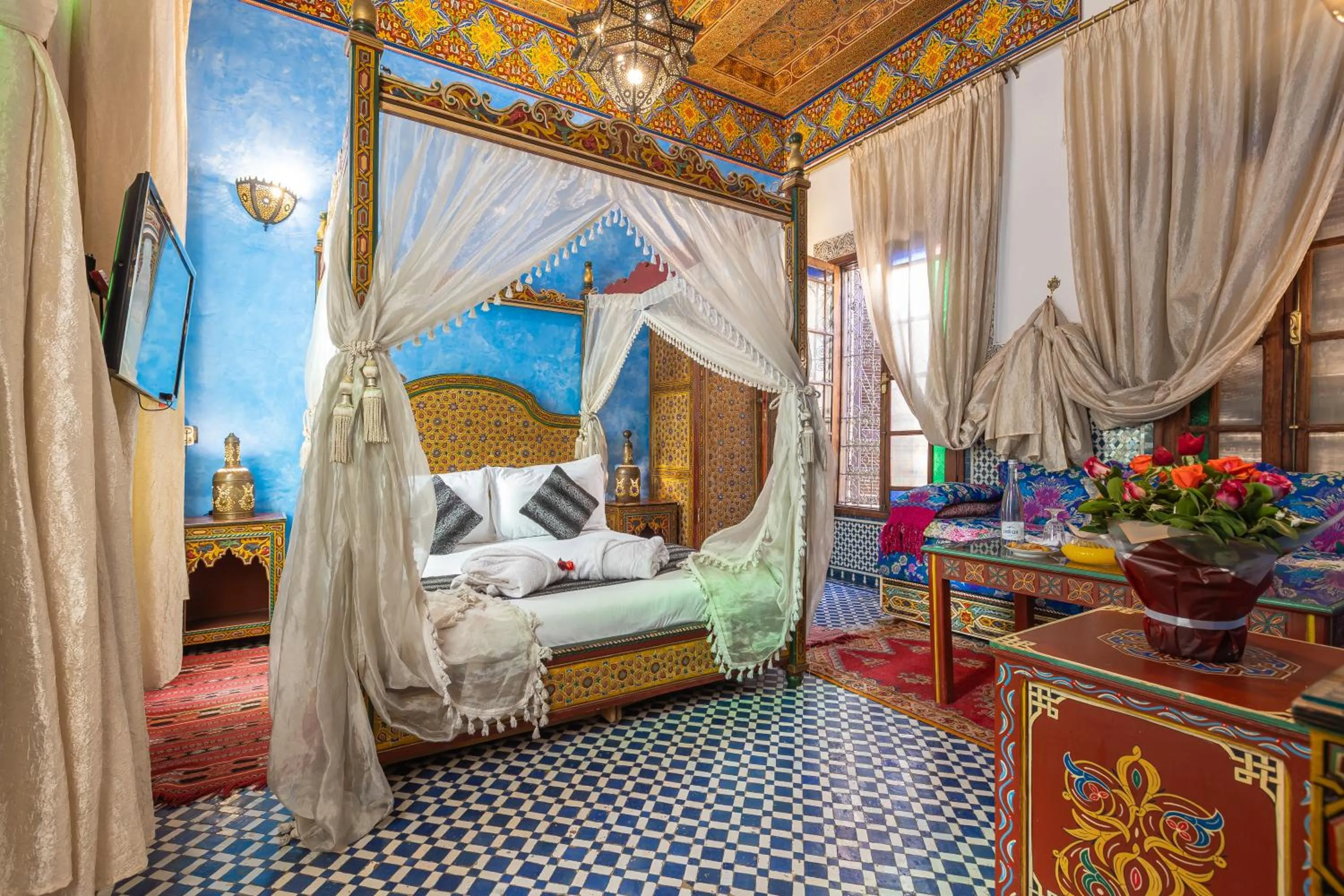 Bed in Riad Ghita