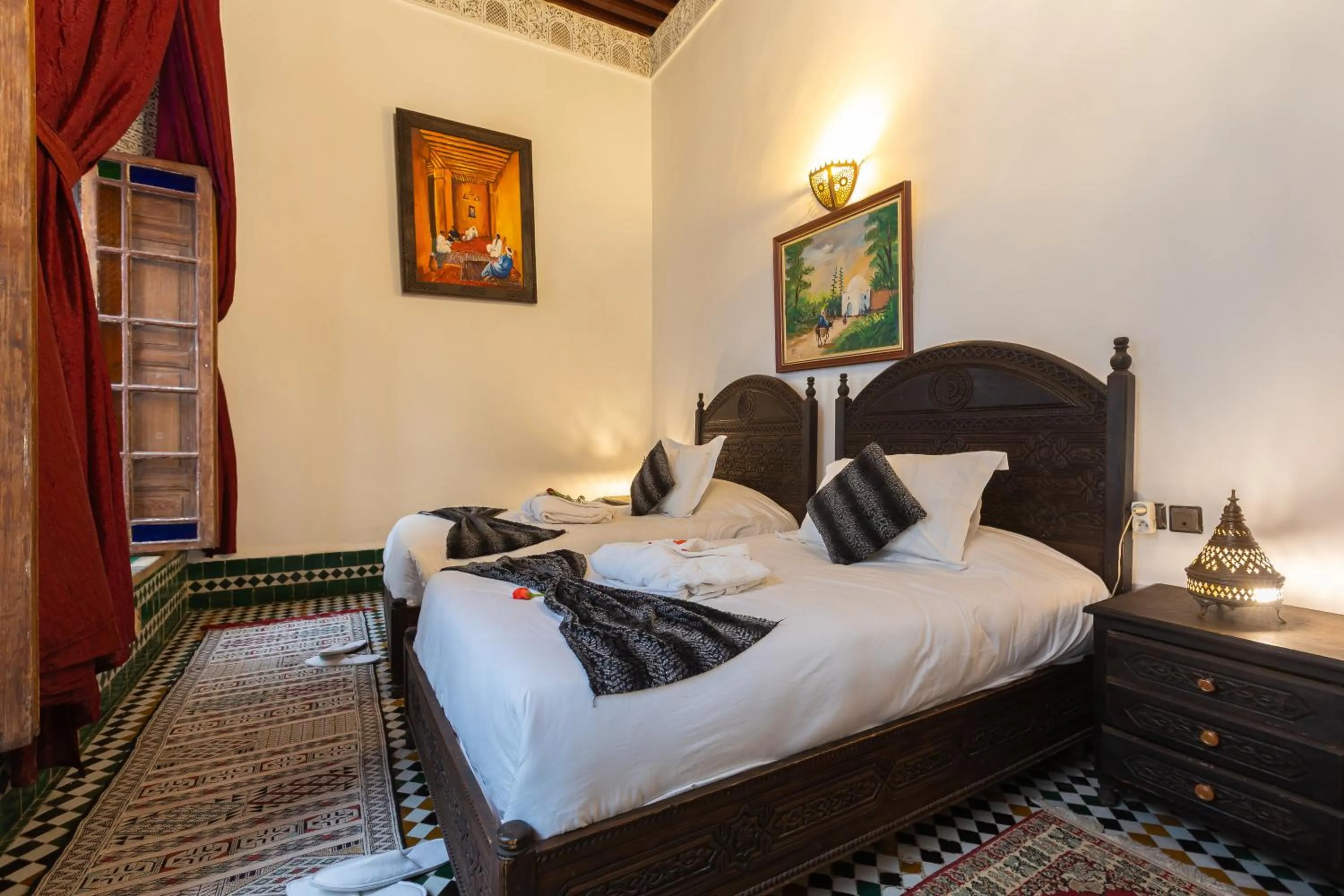 Bed in Riad Ghita
