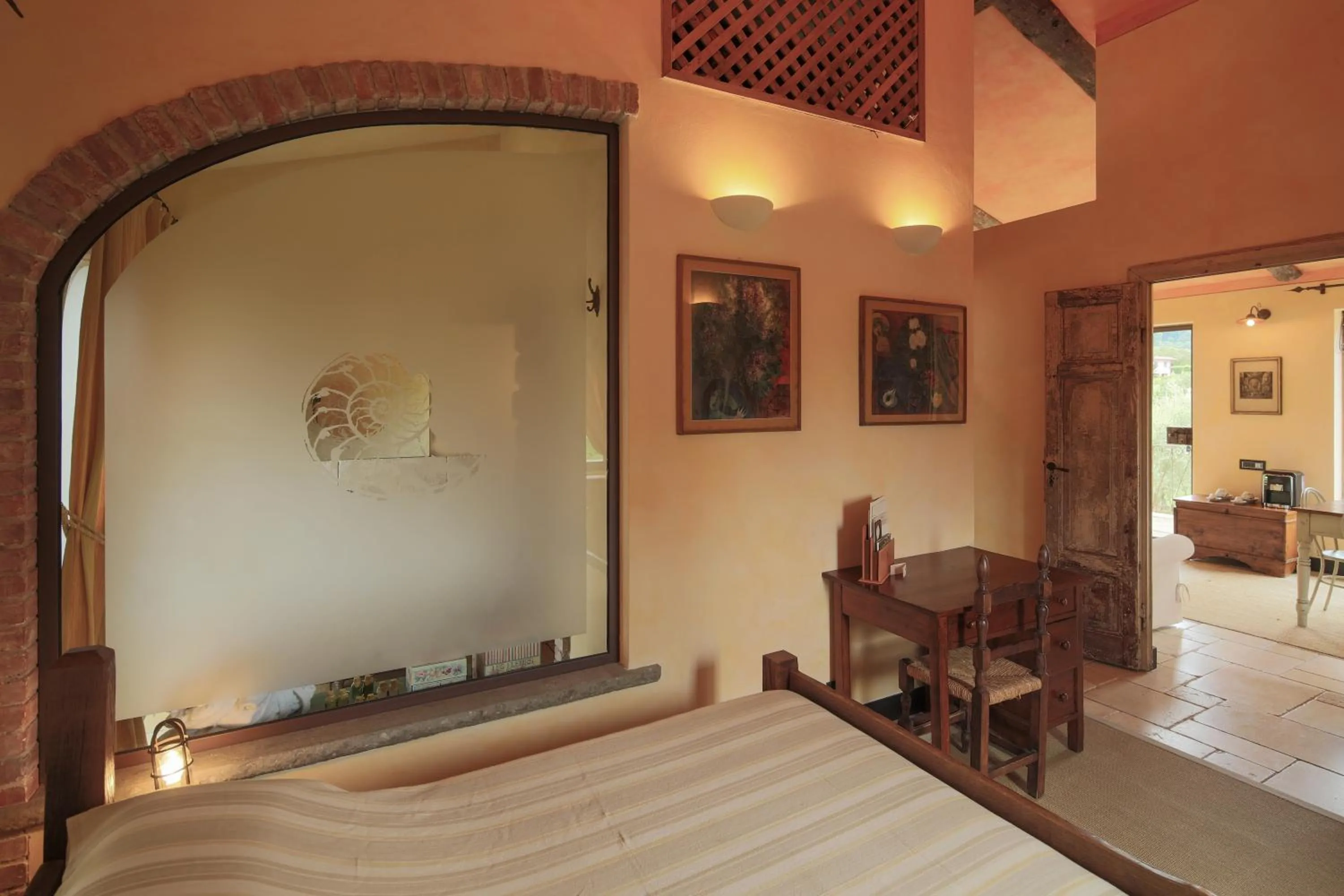 Bed in Resort La Ghiaia