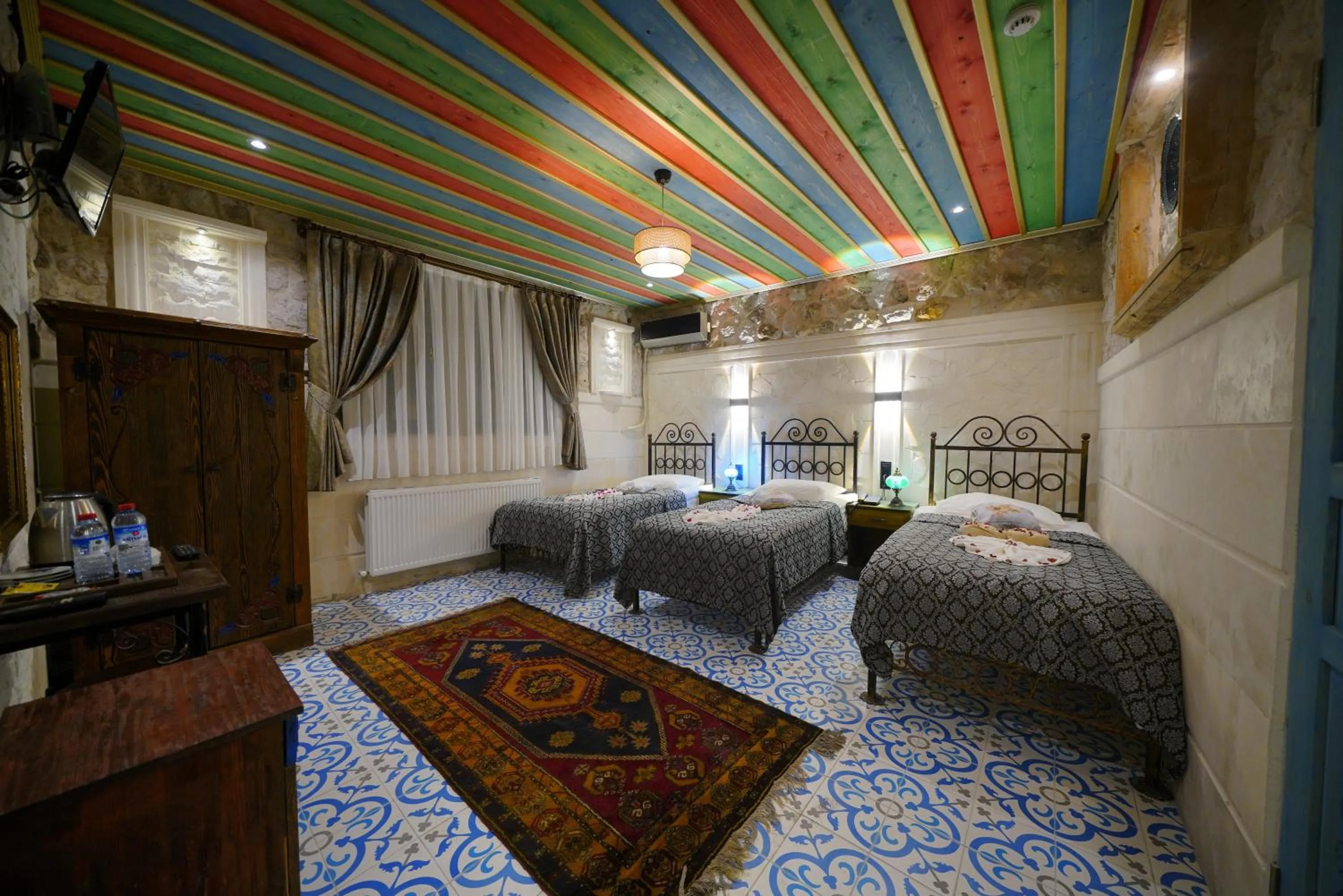 Bed in Mirzade Konak Hotel