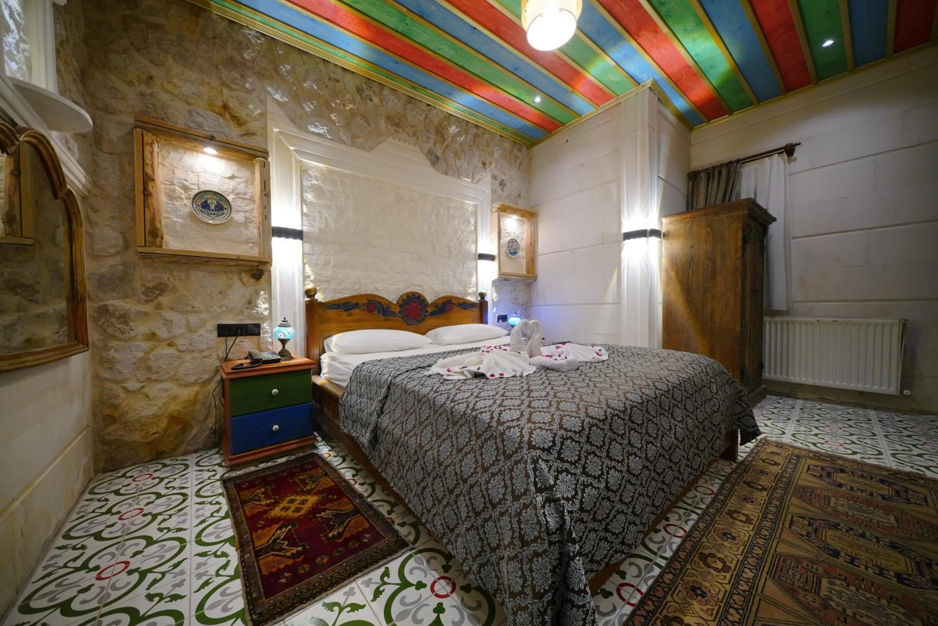 Bed in Mirzade Konak Hotel