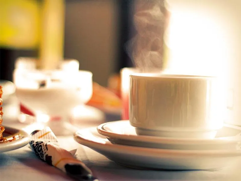 Buffet breakfast in Pousada do Tesouro