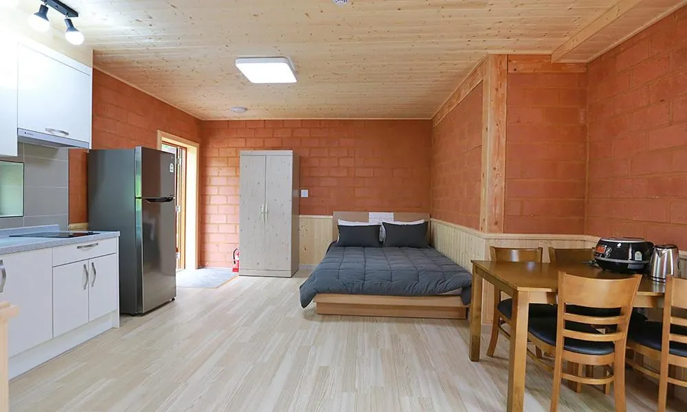 Bed in Rainbow Hwangto Pension