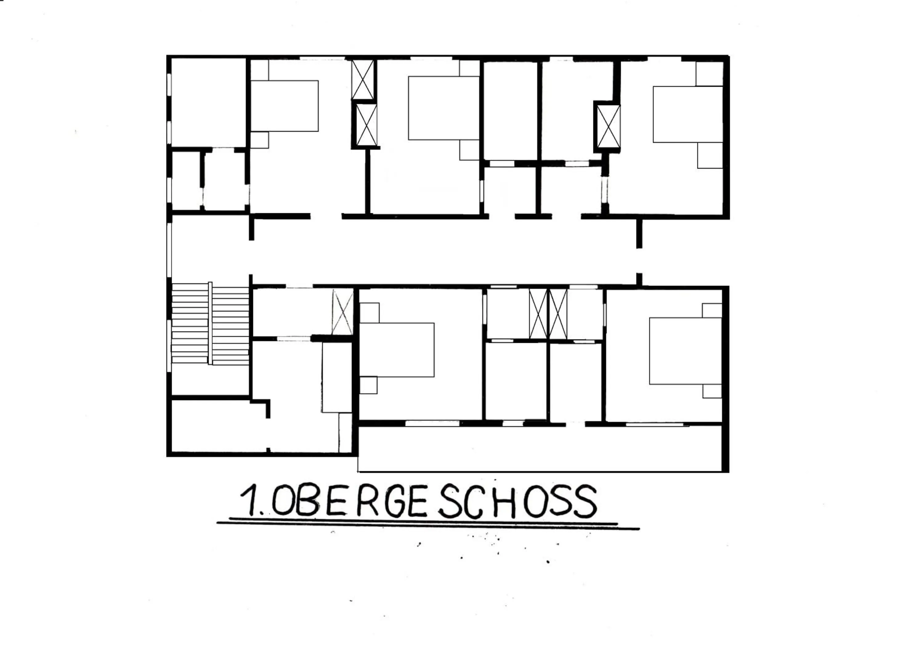 Floor plan in Kupfer-Dachl